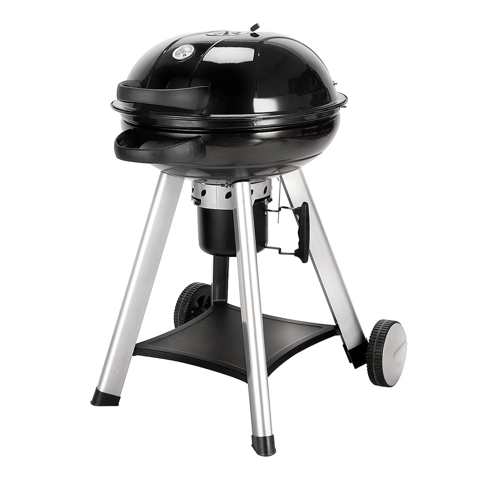 TAINO Holzkohlegrill, Kann mühelos auf- und zugeklappt werden, mit Warmhalterost