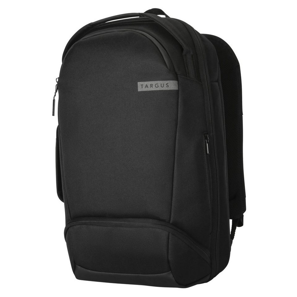 Targus Notebook-Rucksack 15.6 Work Compact Backpack, Von oben beladen oder  komplett geöffneter Reißverschluss zum flach Hinlegen