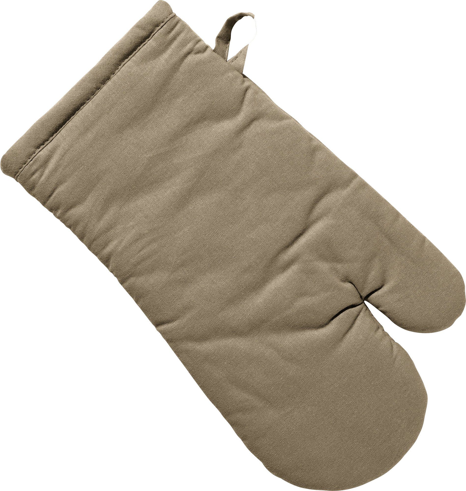 "Seattle", Ofenhandschuh (1-tlg), Uni Topflappen taupe REDBEST