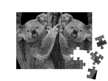 puzzleYOU Puzzle Zwei niedliche Koalas im Baum, 48 Puzzleteile, puzzleYOU-Kollektionen Koalas, Exotische Tiere & Trend-Tiere
