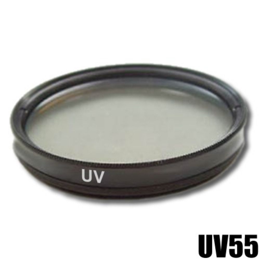 Dynasun Filter UV Durchmesser 55 Foto-UV-Filter (UV-Ultraviolett-Filter für Objektive Schutzfilter mit Filterschutzetui)