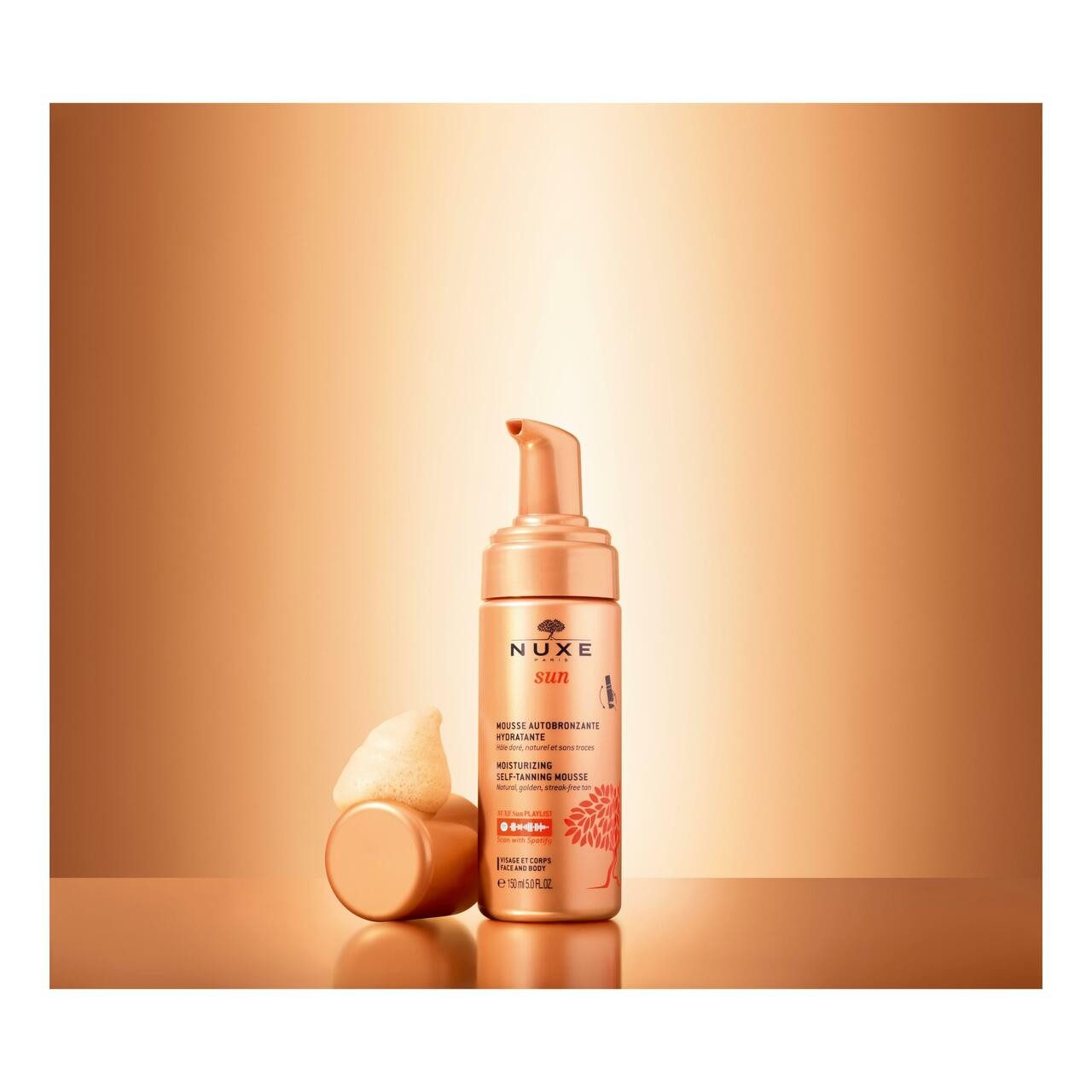 Nuxe Selbstbräunungslotion Sun Mousse Autobronzante Hydratante, für Alle Hauttypen