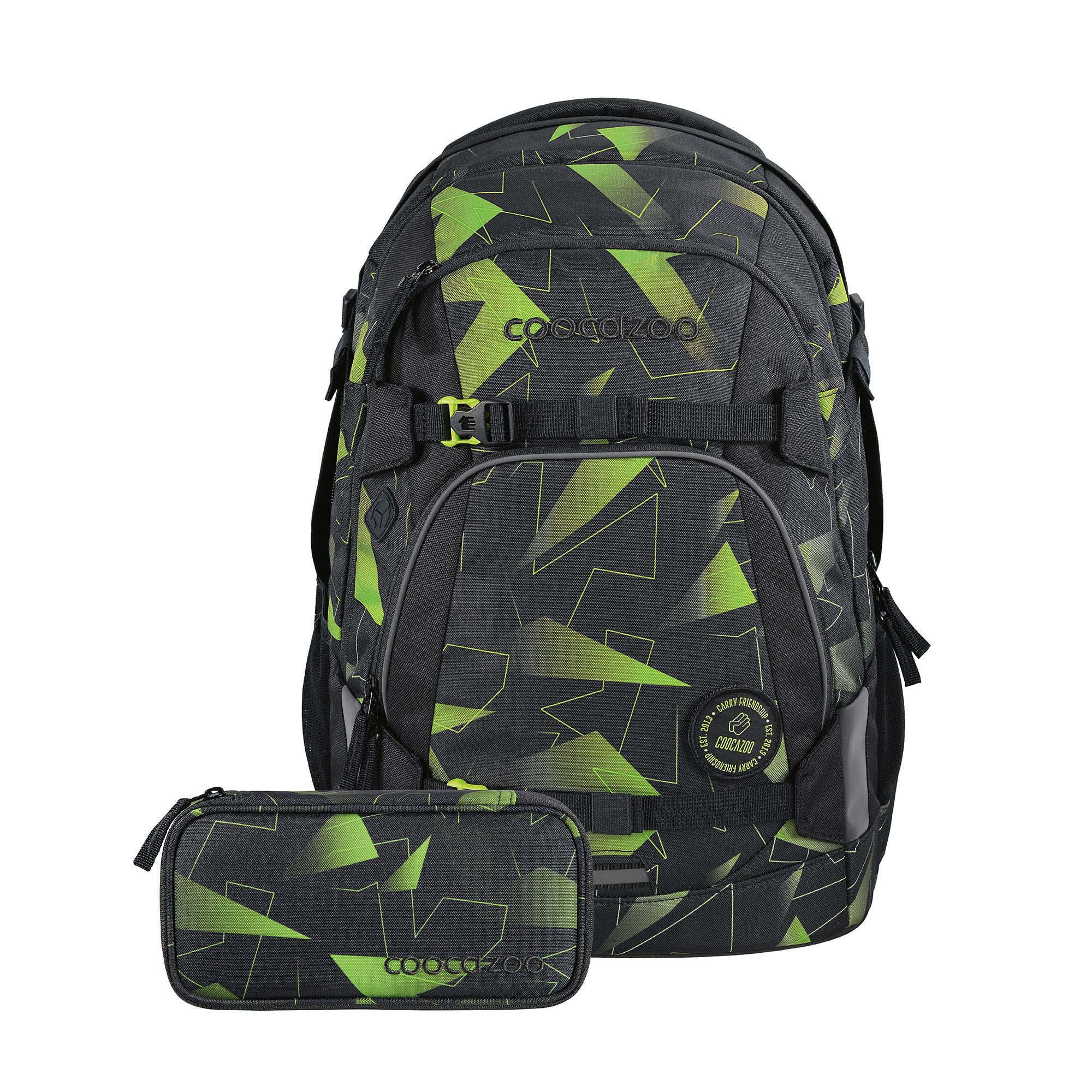 coocazoo Schulranzen Schulrucksack-Set MATE und Mäppchen (2-tlg)