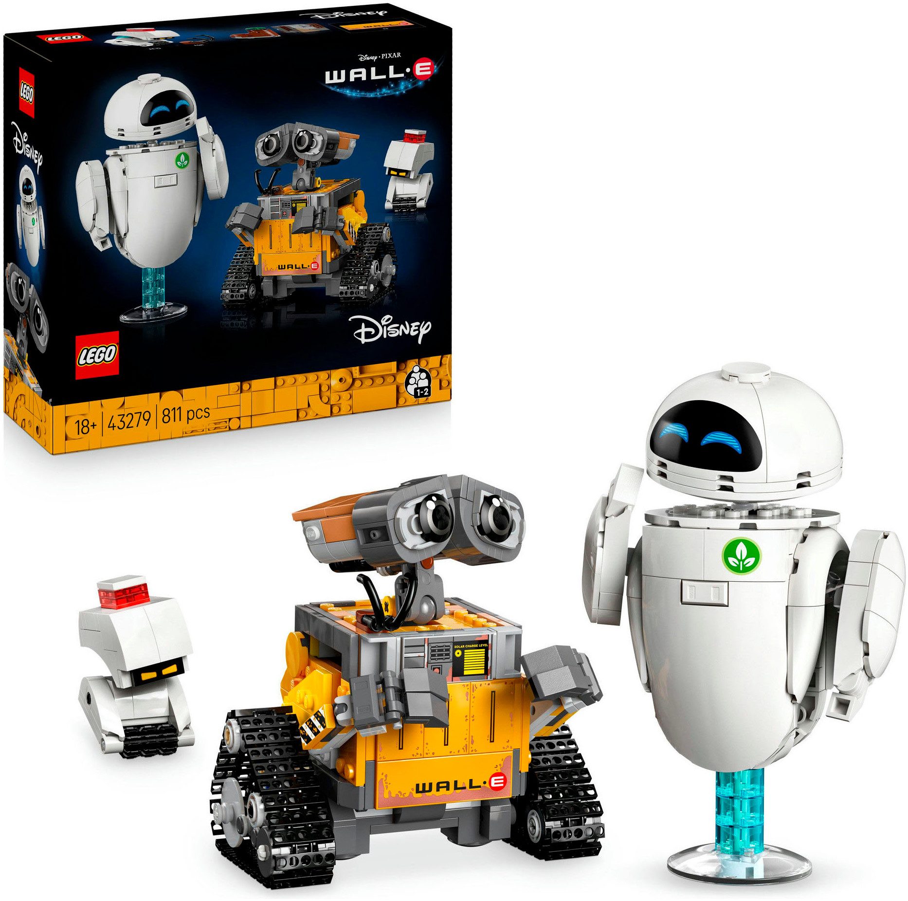 LEGO® WALL-E und EVE (43279), LEGO Disney Pixar Konstruktionsspielsteine, ( günstig online kaufen