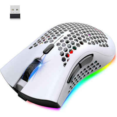 Gontence Kabellose Gaming-Maus ergonomische Maus Mäuse