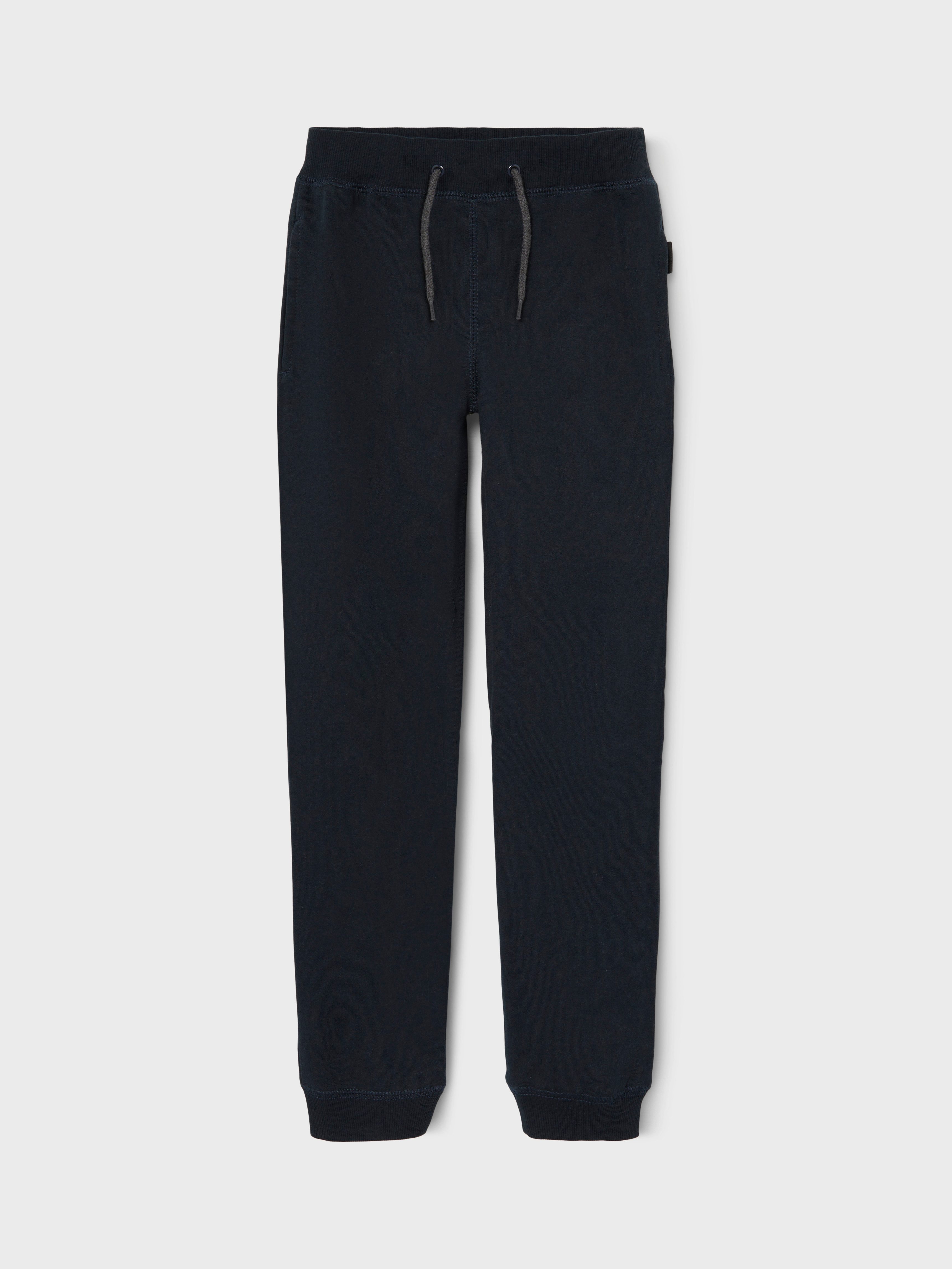 Name It Sweathose NKMSWEAT – Jogger mit verstellbarem Bund und Rippbündchen unifarben, casual, regular fit, angeraute Sweatware – Bild 5 von 5