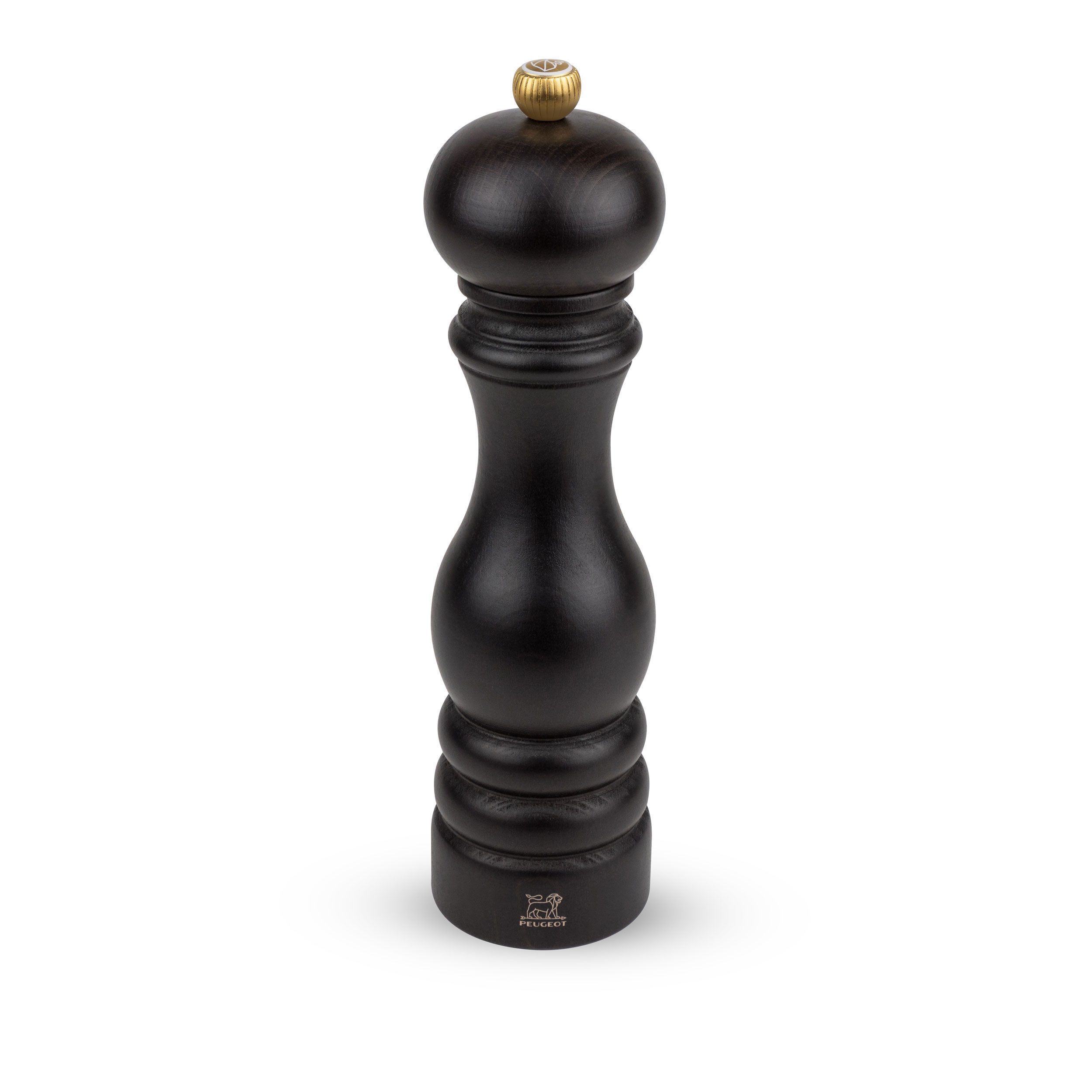 Salzmühle PARIS 22cm Buchenholz Schoko Stahlmahlwerk Gewürzmüh Manuell