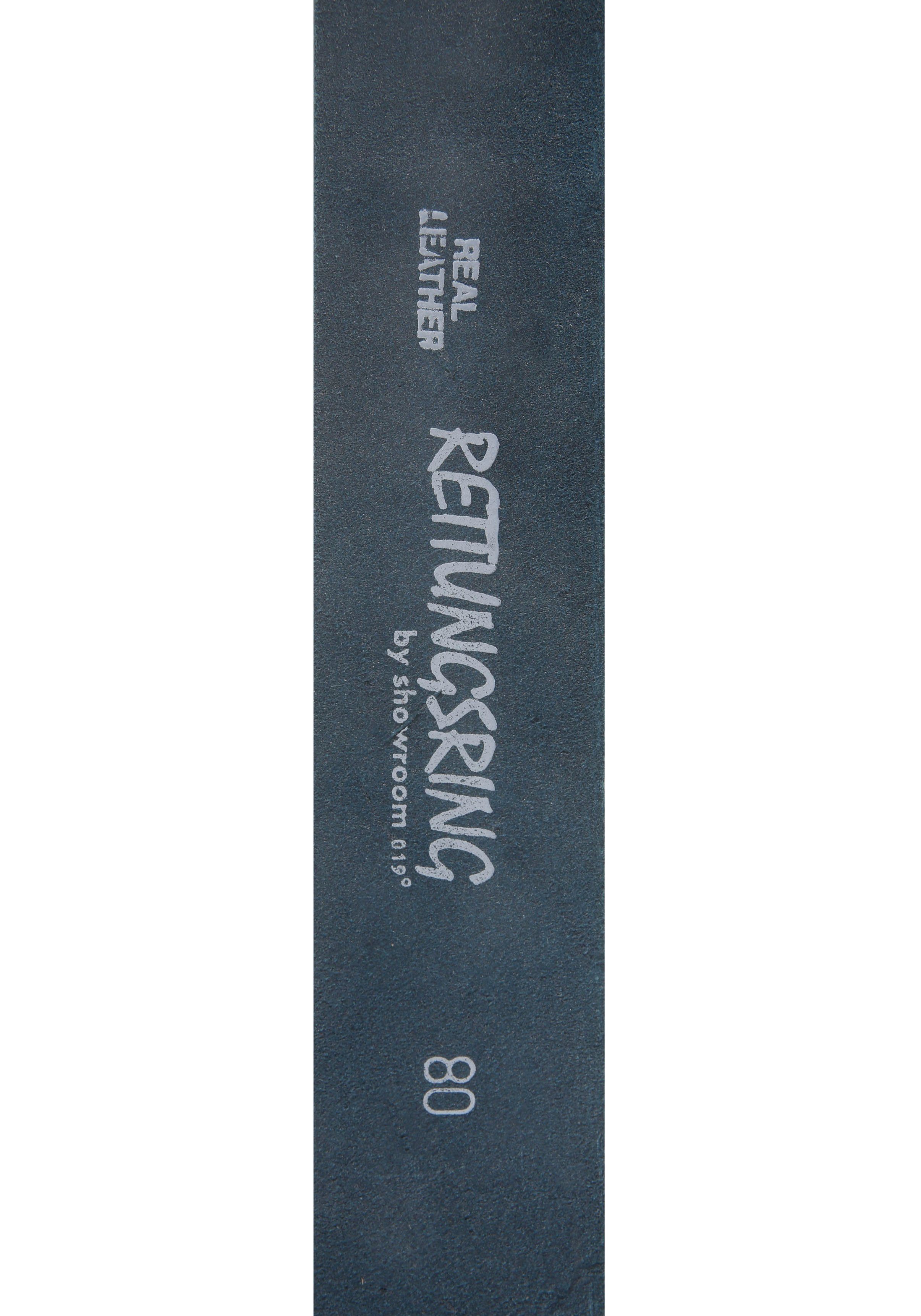 019° »Gump RETTUNGSRING Jeansblau«, »Schnecke« mit by austauschbarer showroom Schließe Ledergürtel