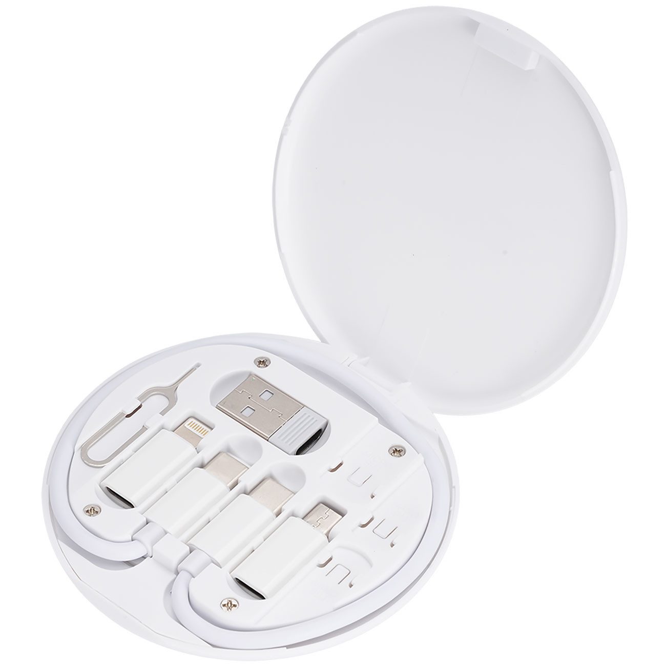 shop'n smile ideoon Multi-Ladekabel-Set: USB-Ladeadapter, universell & schnell USB-Kabel, Ladegerät für alle Smartphones & Tablets