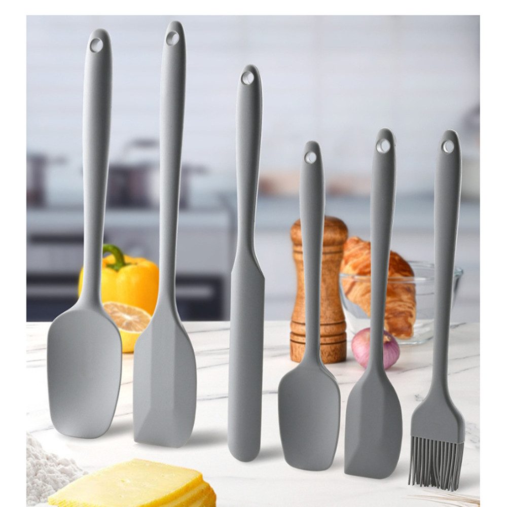 Coonoor Kochbesteck-Set Küchenutensilien 6er Set aus Silikon Geschirrset Küchenhelfer (6-tlg)