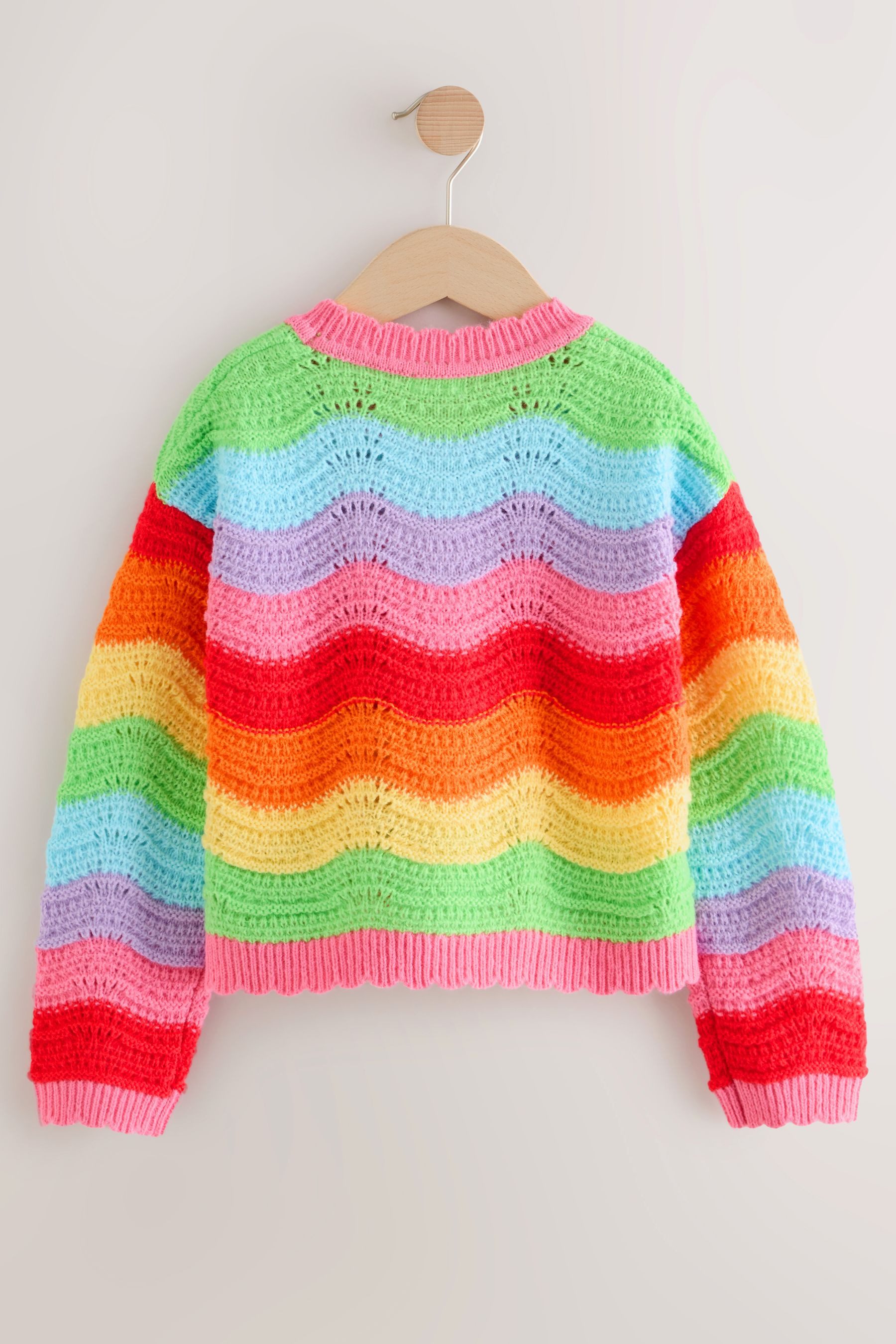 Next Streifenpullover Pullover mit welligen Streifen (1-tlg)
