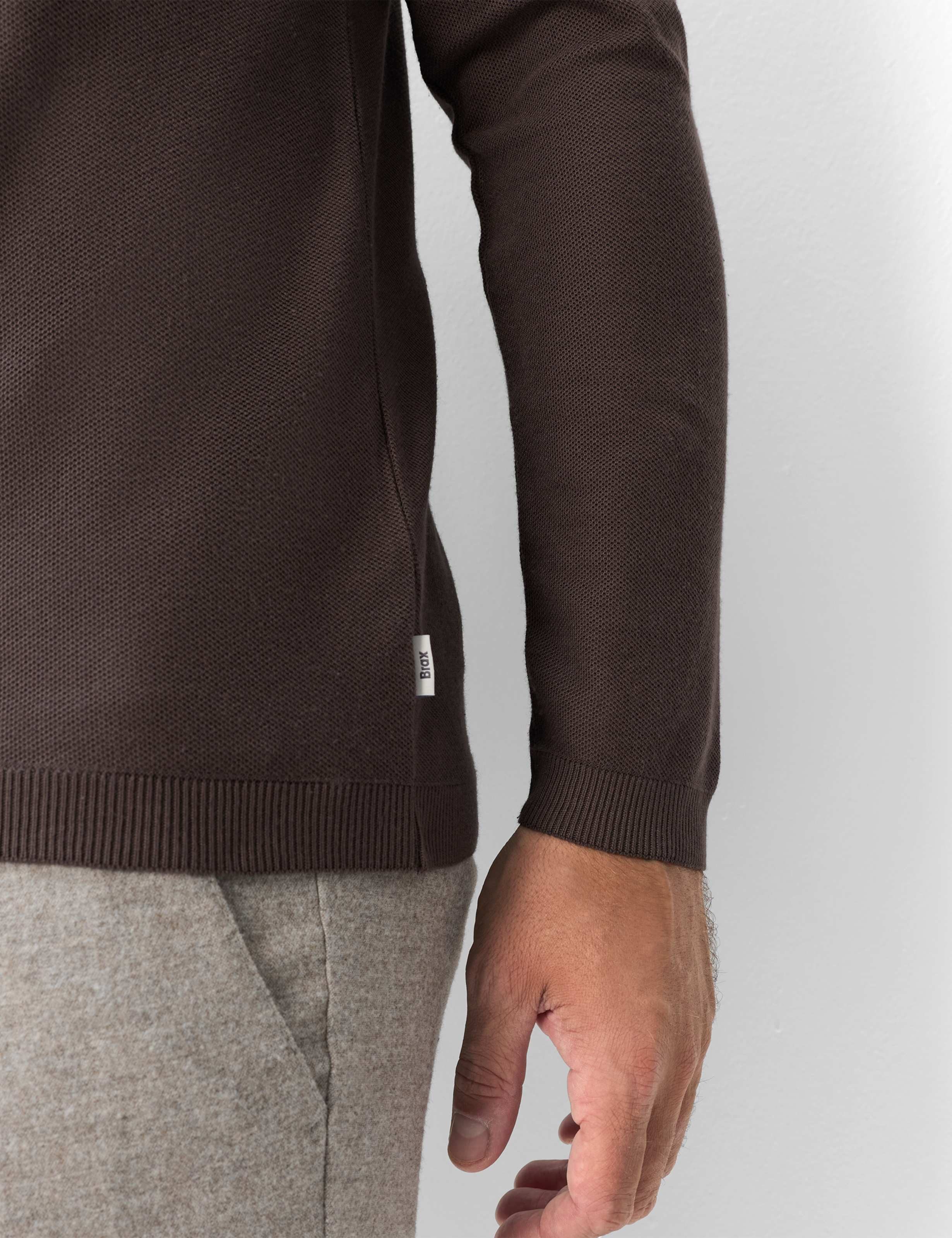 Brax Poloshirt Style PRINCETON Piqué: Poloshirt im Baumwoll-Modal-Mix – Bild 4 von 5