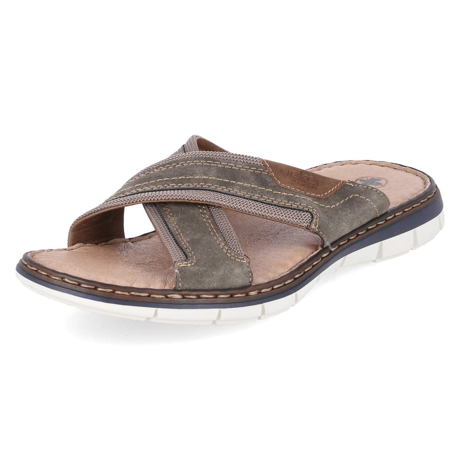 Rieker Rieker 25182-25 Herren Textil & Synthetik brown Pantolette