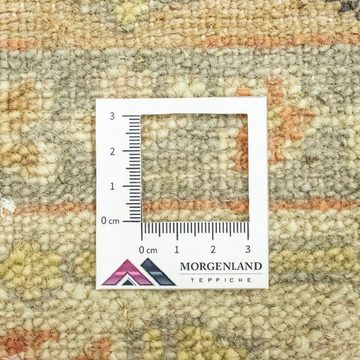 Wollteppich Designer Teppich handgeknüpft beige, morgenland, rechteckig, Höhe: 6 mm, handgeknüpft