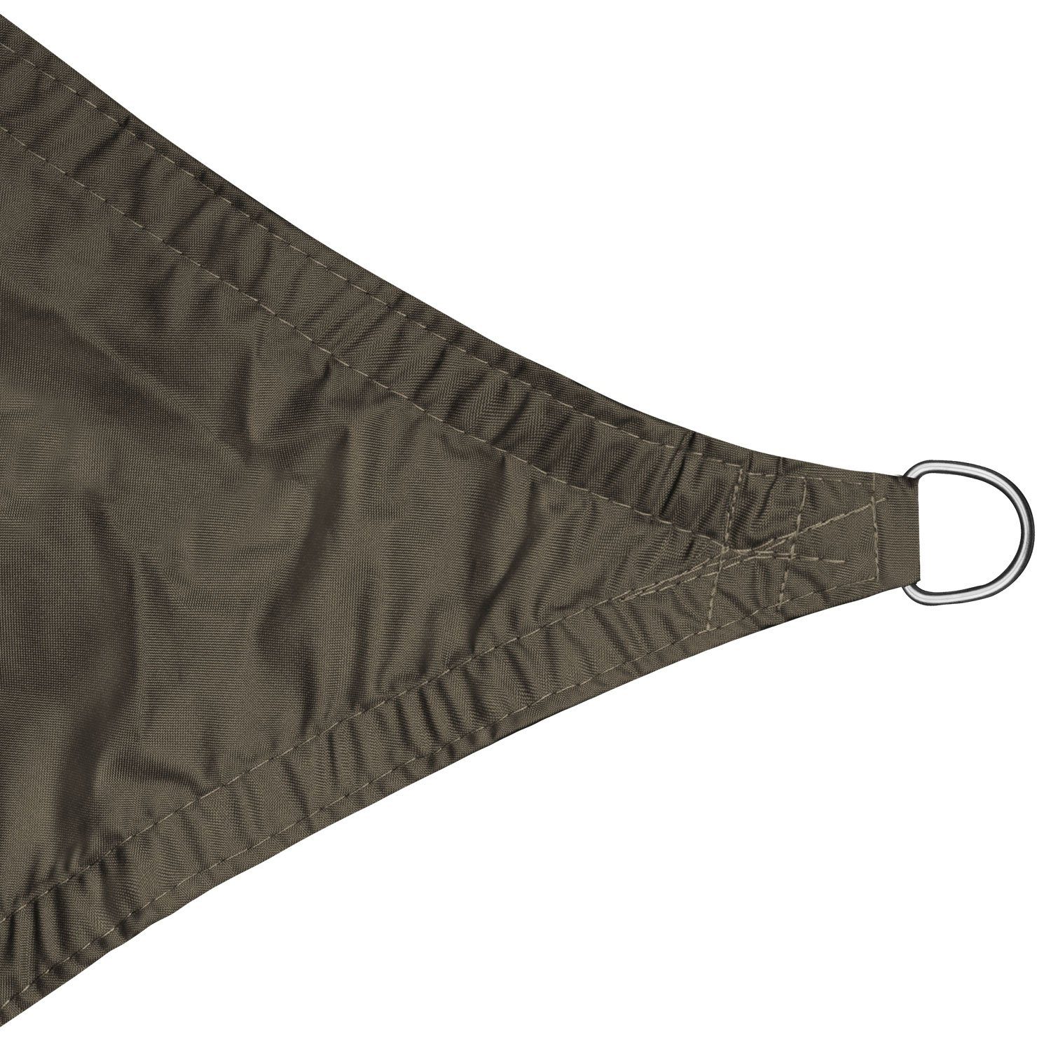 anndora Sonnensegel Tarp 3,6x3,6x3,6m Sonnenschutz, (Anthrazit), wasserdichter Stoff