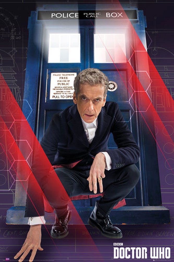 Poster Doctor Who - Poster - Crouching + Zusatzartikel