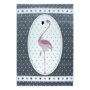 Kinderteppich Teppich für den Flur oder Küche Flamingo Design, Stilvoll Günstig, Läufer, Höhe: 11 mm