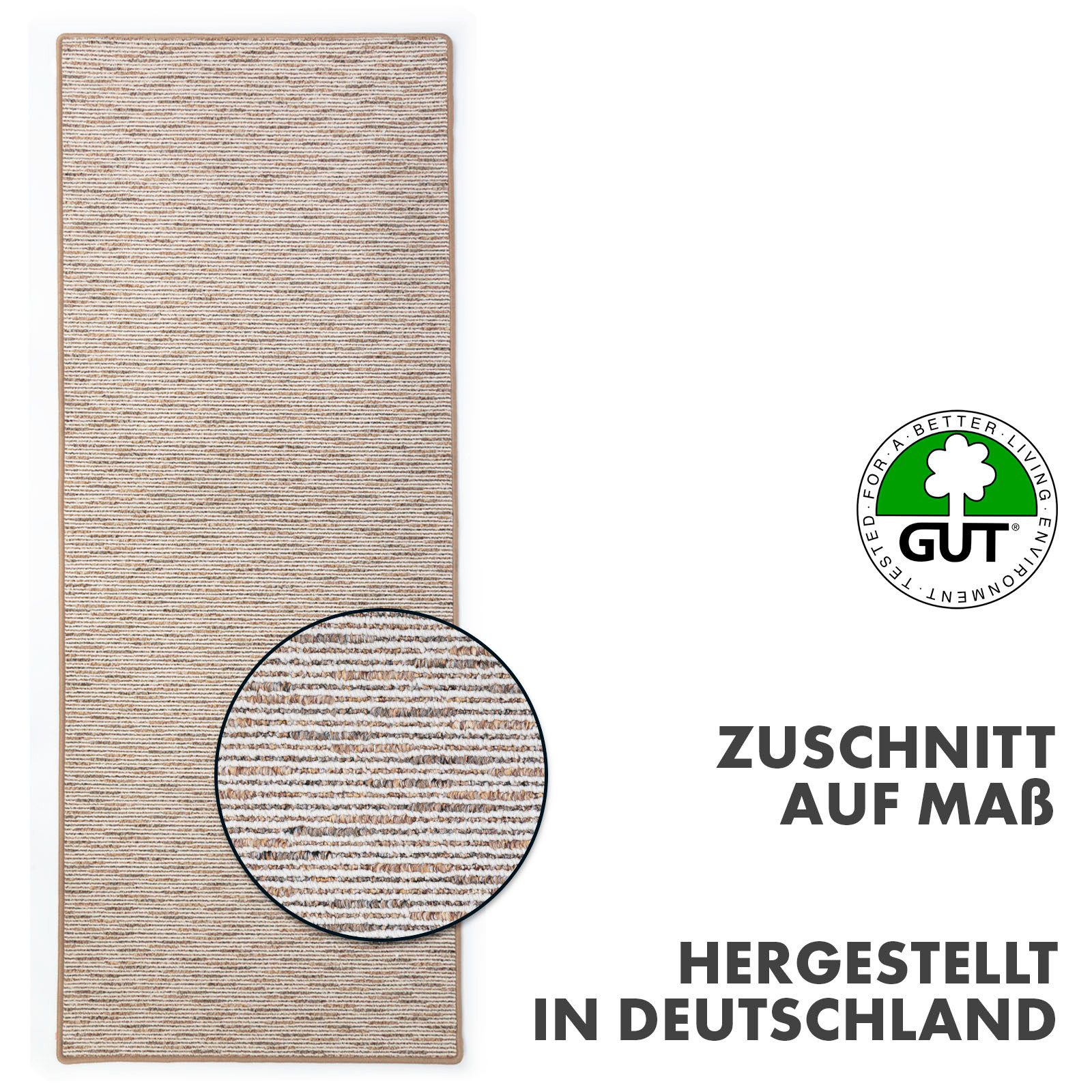 Karat Teppich auf Maß Geneva, Moderner günstig online kaufen