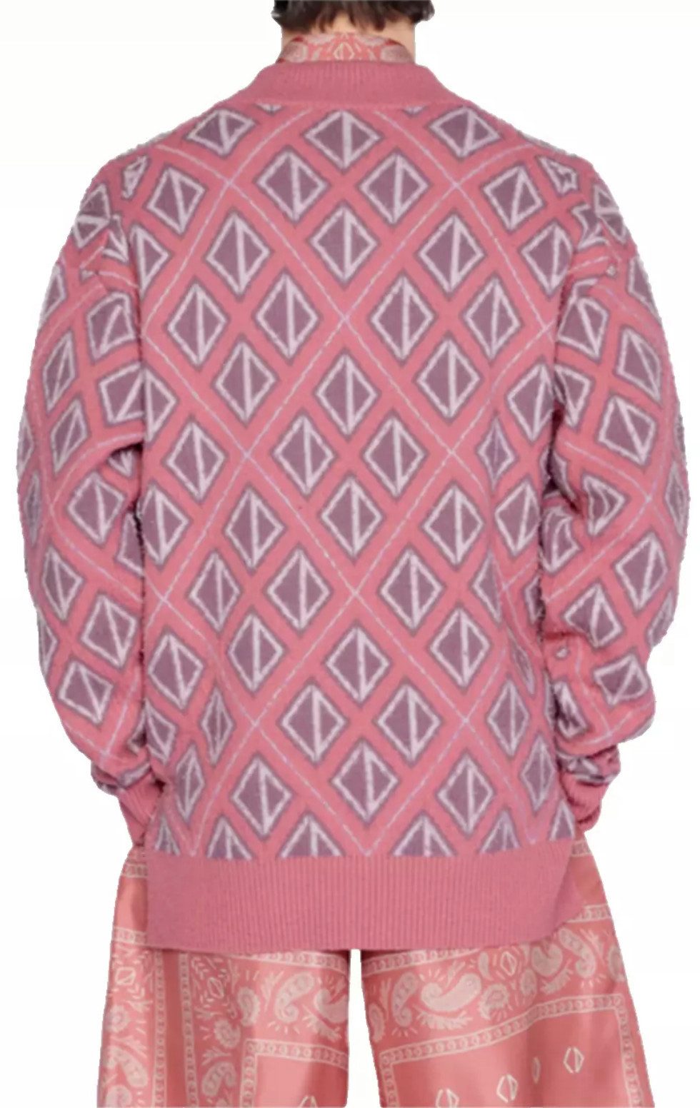 Dior Strickpullover CD Diamond Handgestrickt Vintage Pullover Handgefertigter Vintage-Look, Unisex