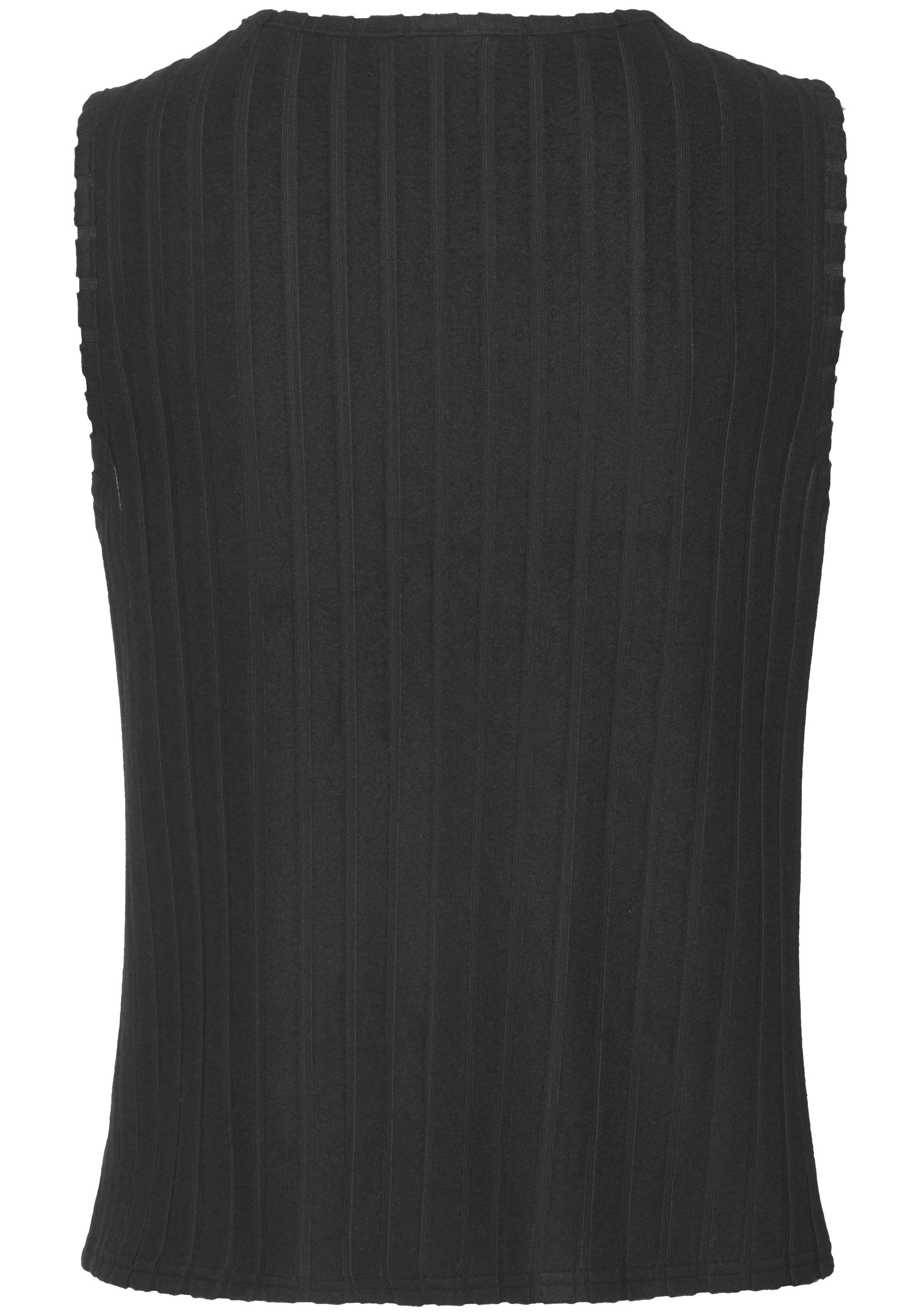 Vivance by Lascana Tanktop aus kuscheliger Rippware mit flauschigem Griff kuscheliges Tanktop, weiches Ripptop aus softer Jerseyware, Homewear – Bild 4 von 5