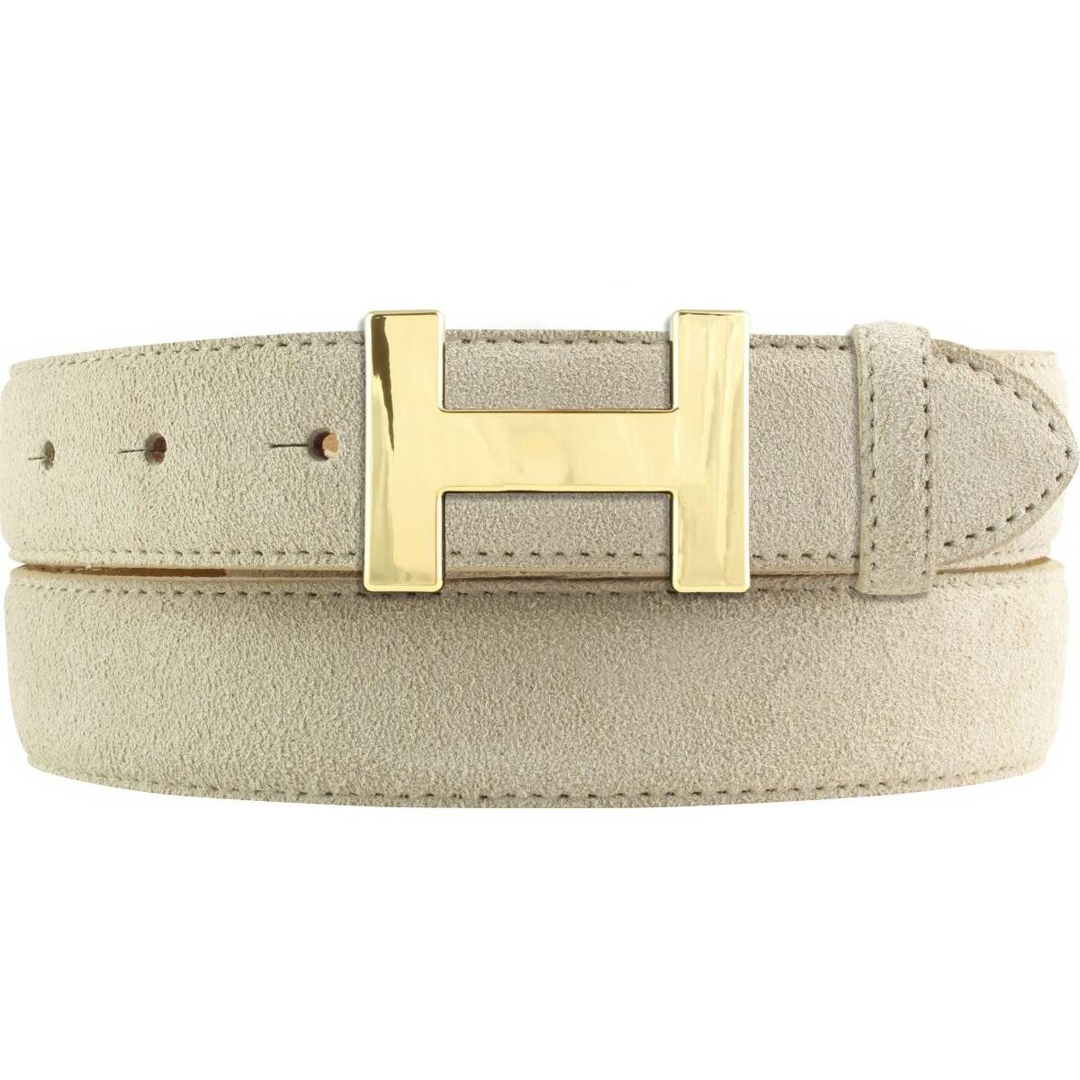 BELTINGER Ledergürtel Damen-Gürtel HELEN aus Veloursleder 3,0 cm - Velour-Ledergürtel für Da (1-St)