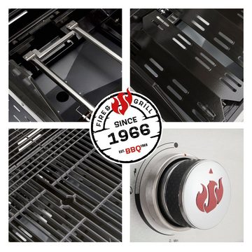 LANDMANN Gasgrill Triton cooK PTS 2.1 schwarz, cooK-Zone für Beilagen