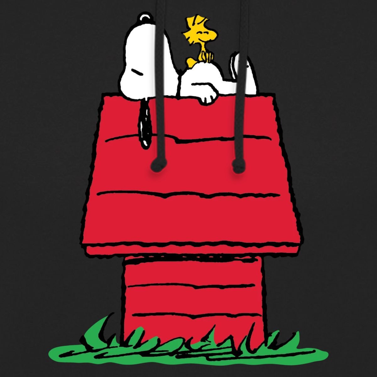 Spreadshirt Hoodie Peanuts Snoopy Und Die Hundehütte Unisex Hoodie (1-tlg)