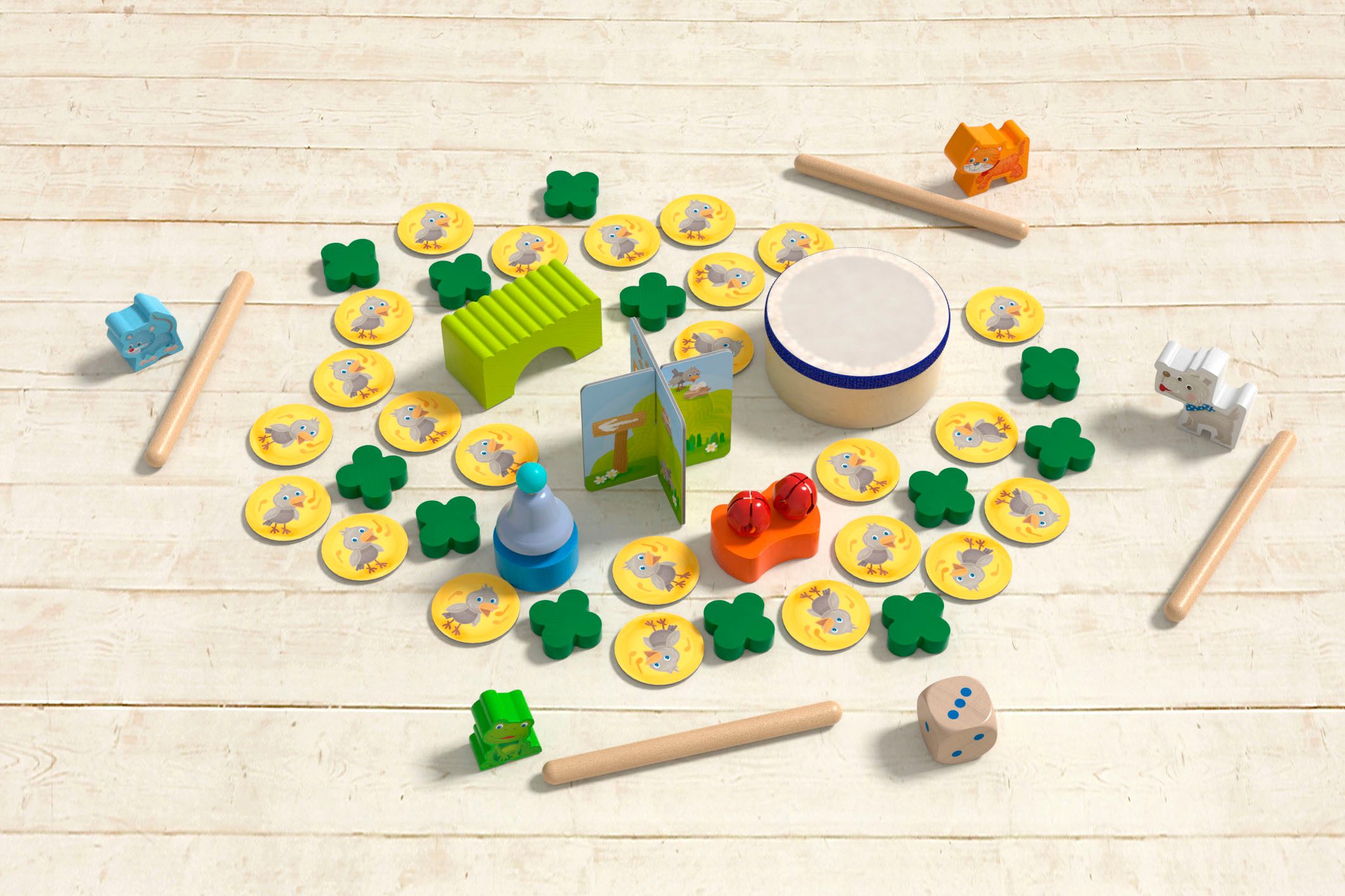 Haba Spiel Meine ersten Spiele - Klang-Spielesammlung Meine ersten Spiele, Kinderspiel, Made in Germany