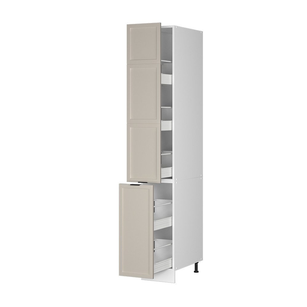 Vicco Hochschrank Fame-Line, GrauBeige/Weiß, 30 cm (1-St) – Bild 4 von 5