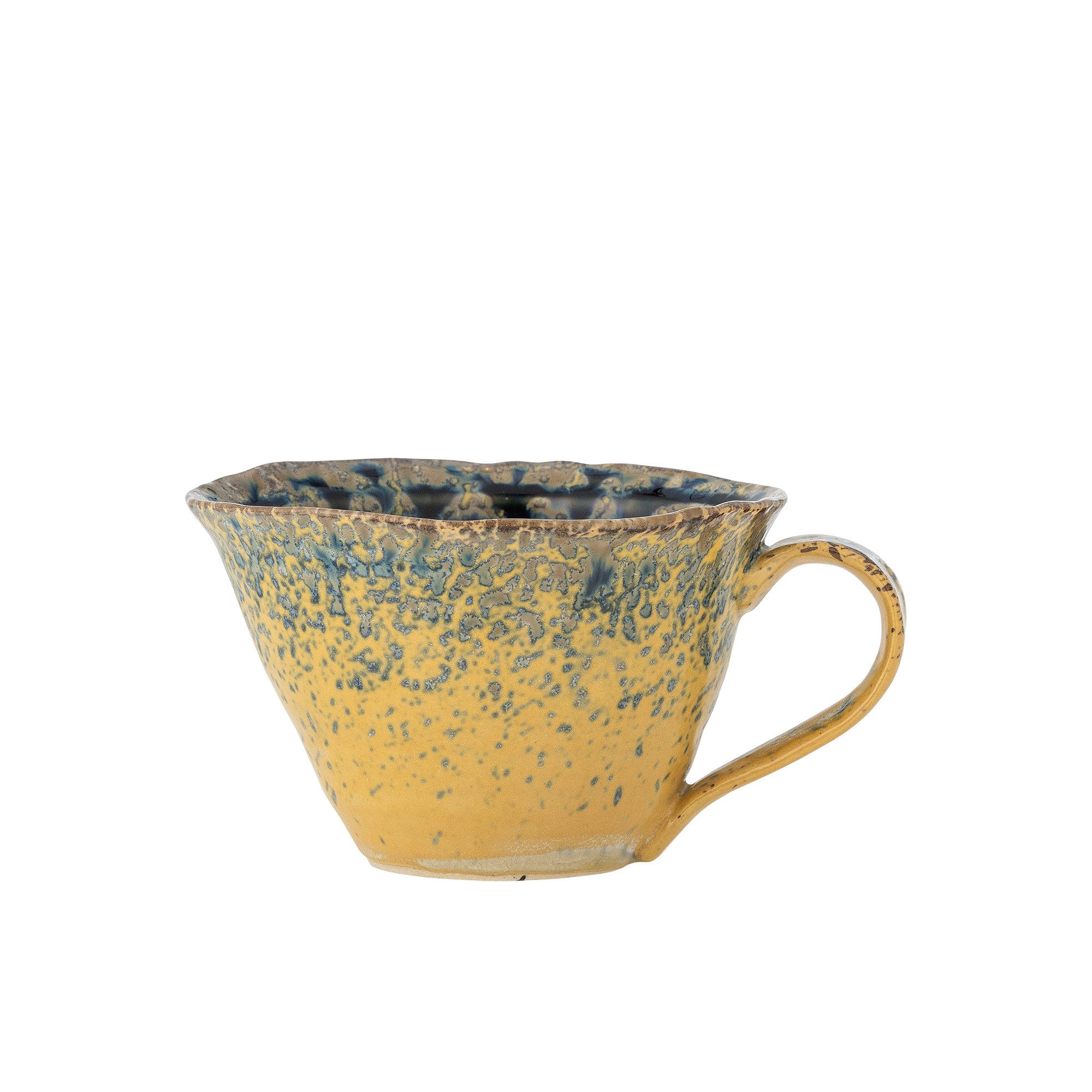 Bloomingville Tasse Bloomingville Milani Tasse, Blau, Steingut, 250 ml, Steingut