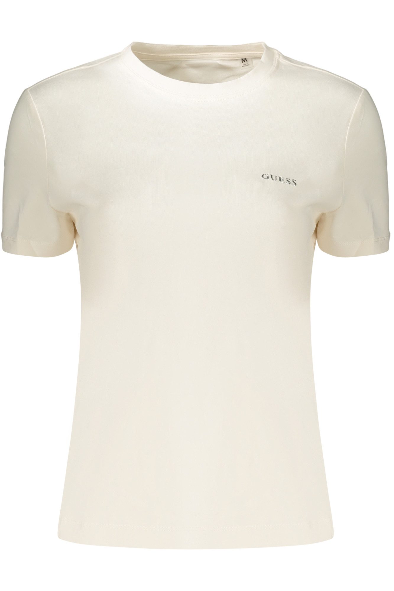 GUESS JEANS T-Shirt Rosa Damen T-Shirt aus Bio-Baumwolle mit Logo und