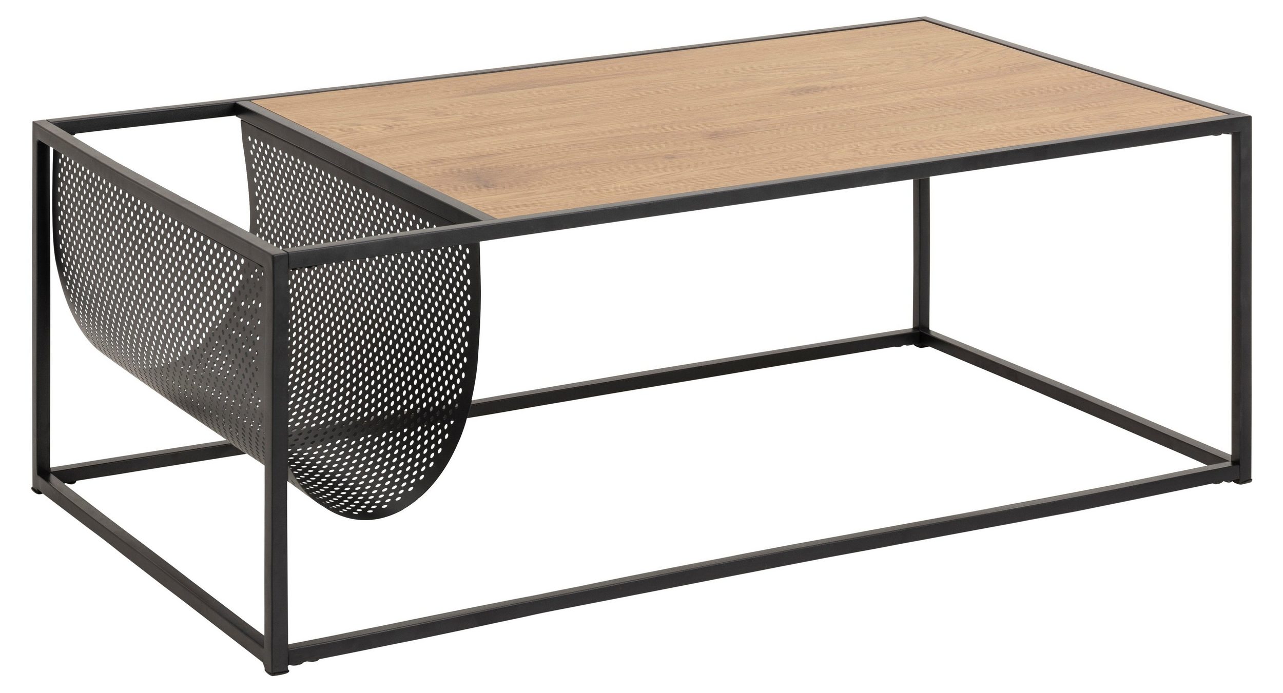 Sea Couchtisch mit Zeitungshalter Papier Wildeiche von EBUY24 - EBUY24