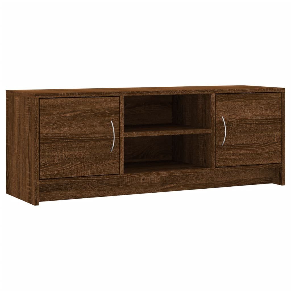 TV-Schrank Eichen-Optik Holzwerkstoff vidaXL Braun (1-St) TV-Schrank 102x30x37,5 Eiche Braune cm