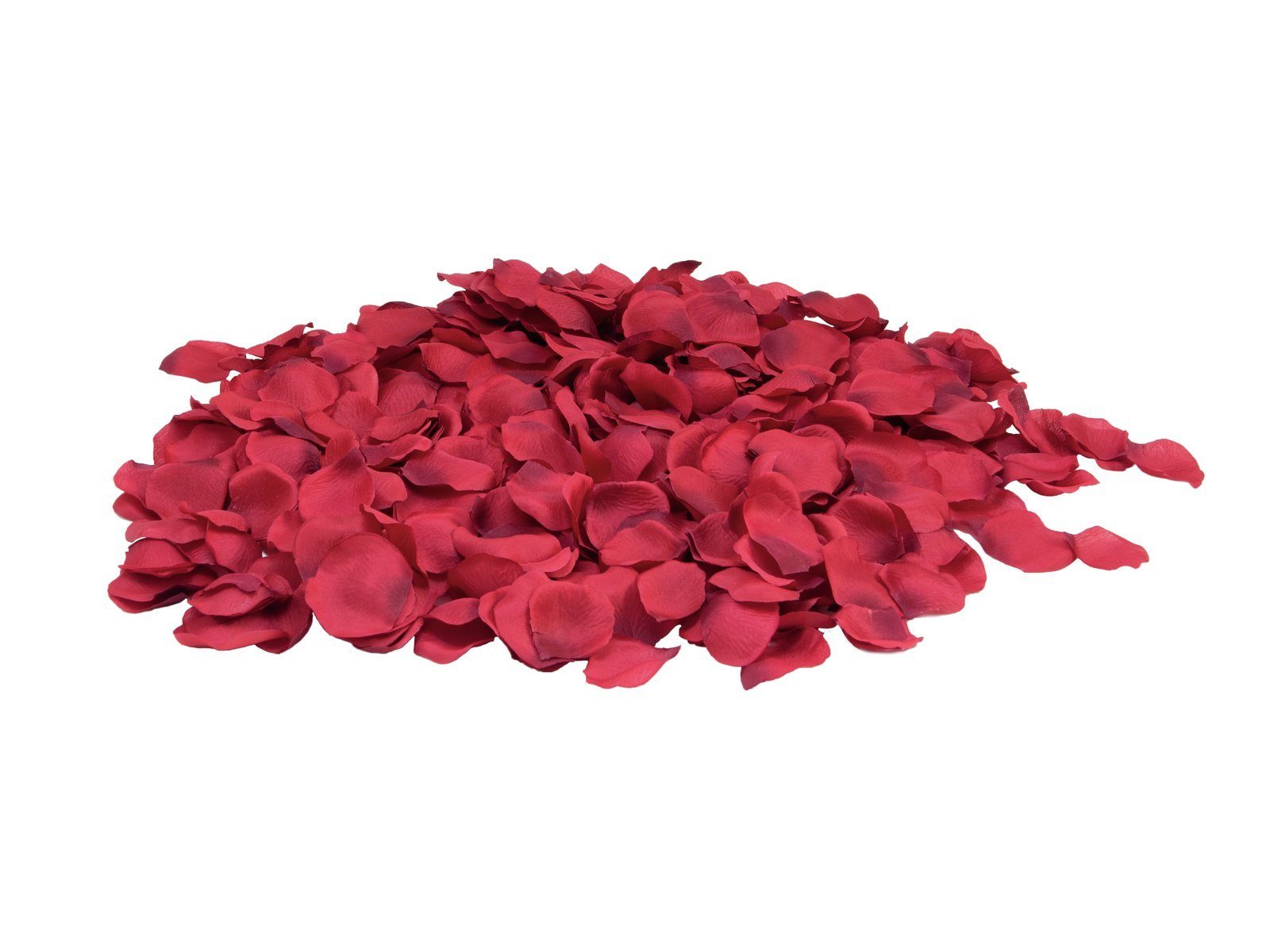 Kunstblume Rosenblätter Stoff romantisch Valentinstag Hochzeit Antrag 500 St., EUROPALMS rot