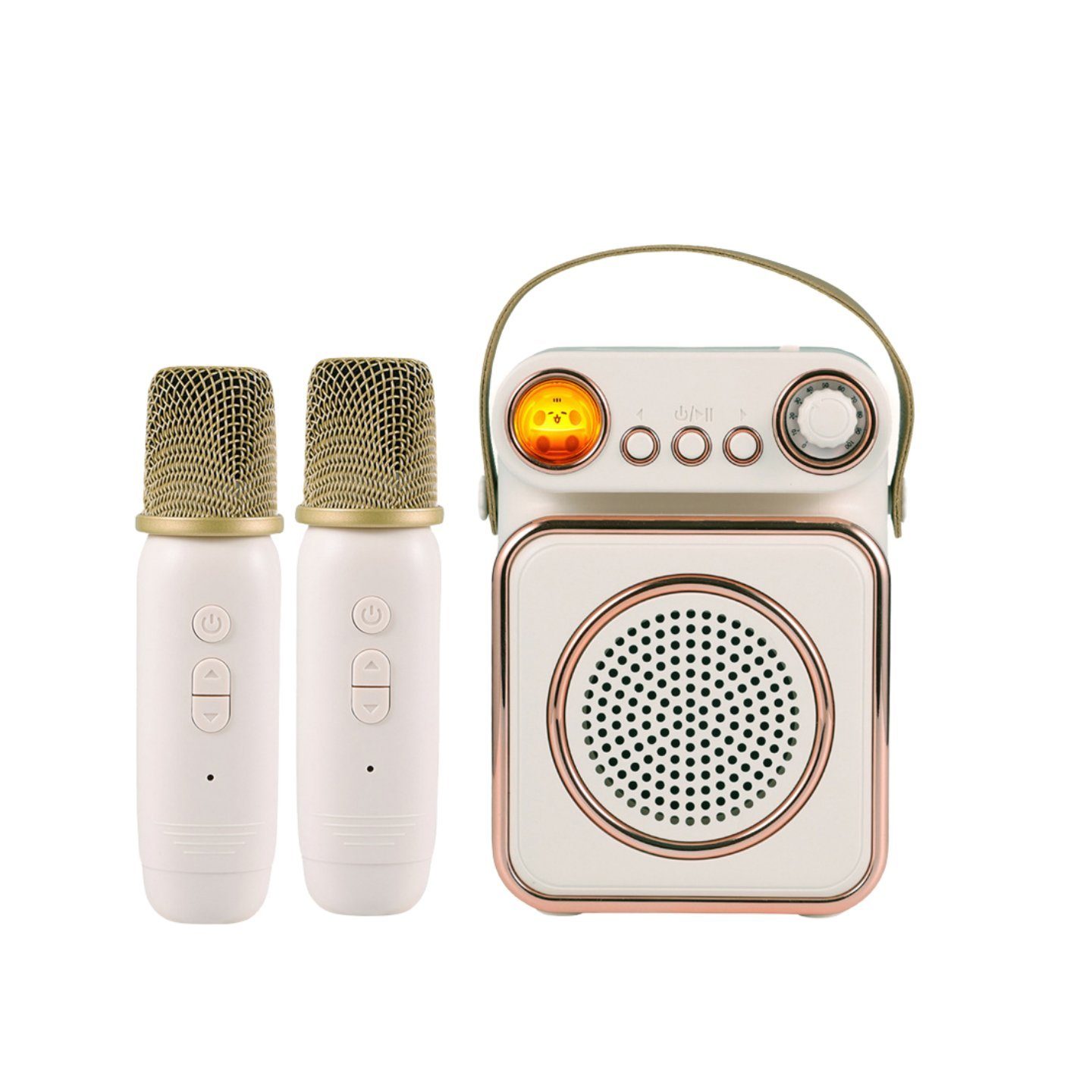 Tragbares Bluetooth-Audio- kabelloses Wireless und selected Mikrofon-Komplettgerät Lautsprecher carefully Aprikose