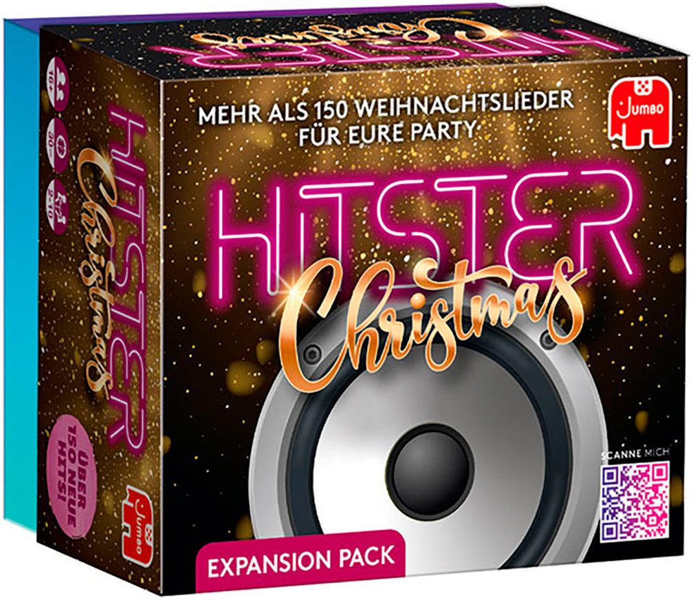 Jumbo Spiele Spiel Hitster Christmas, Familienspiel