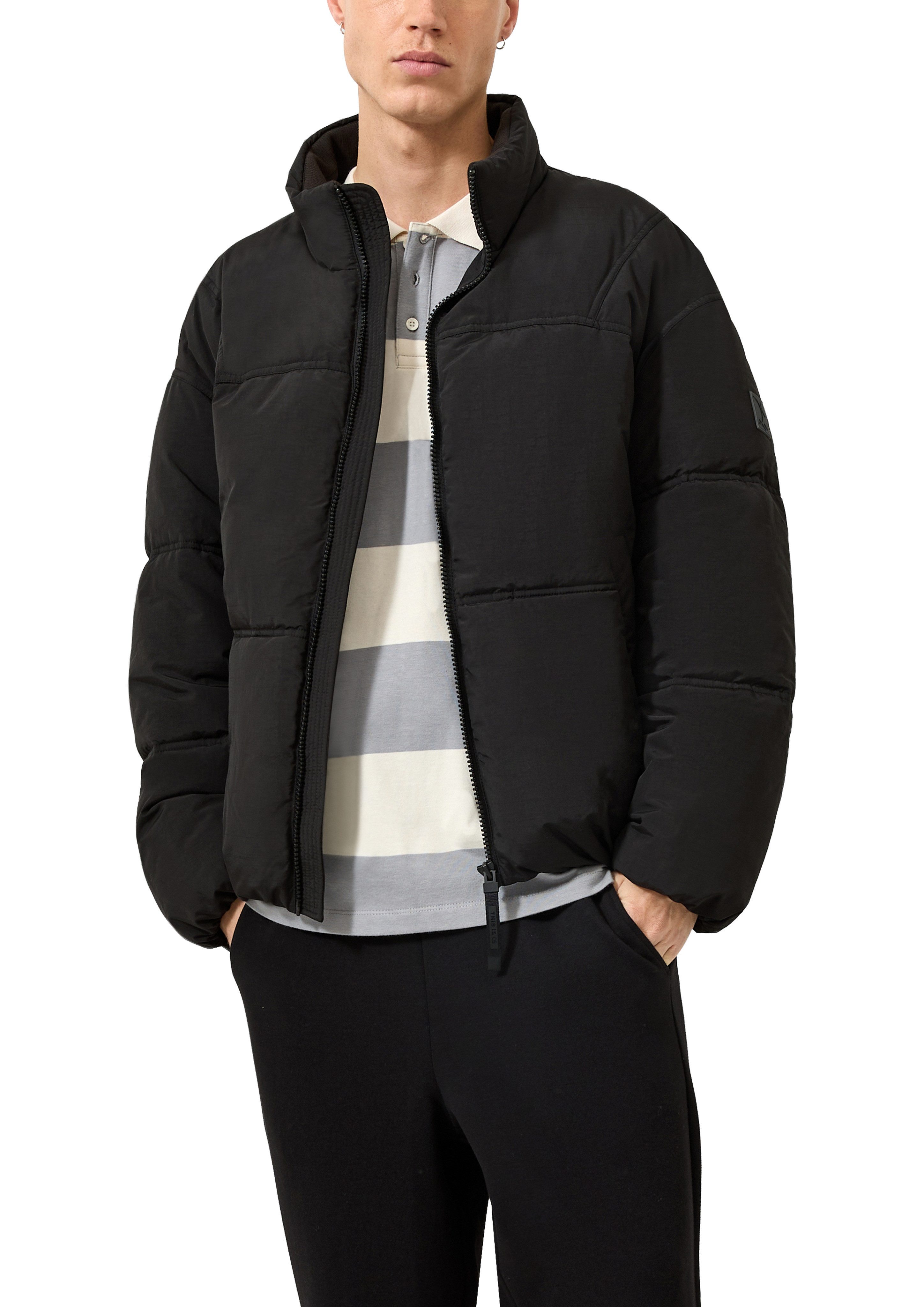 QS Steppjacke Winterjacke mit Stehkragen und Reißverschluss