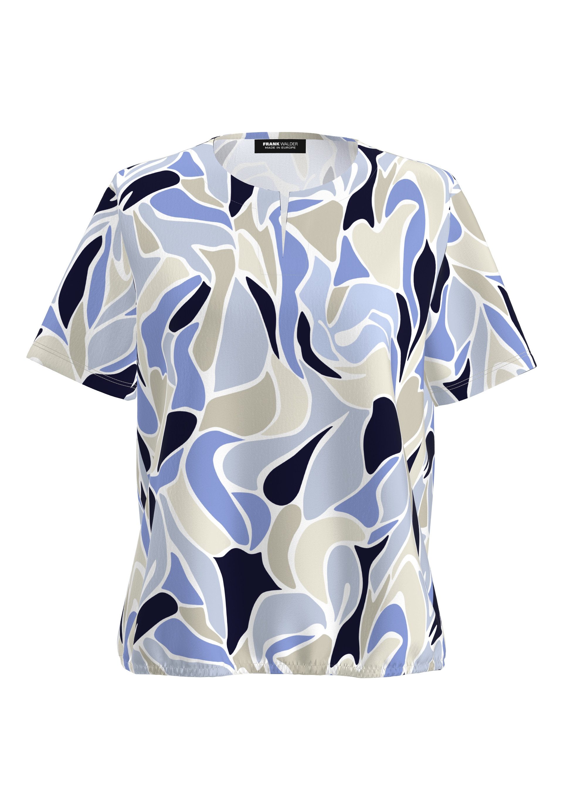FRANK WALDER Kurzarmshirt aus Ecovero Viskose günstig online kaufen