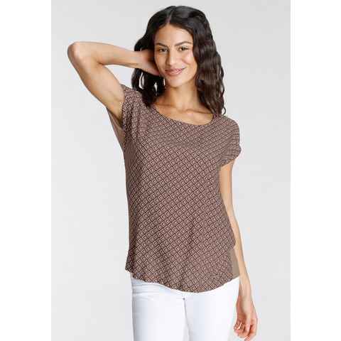 Laura Scott Shirtbluse mit dezentem Zierreißverschluss