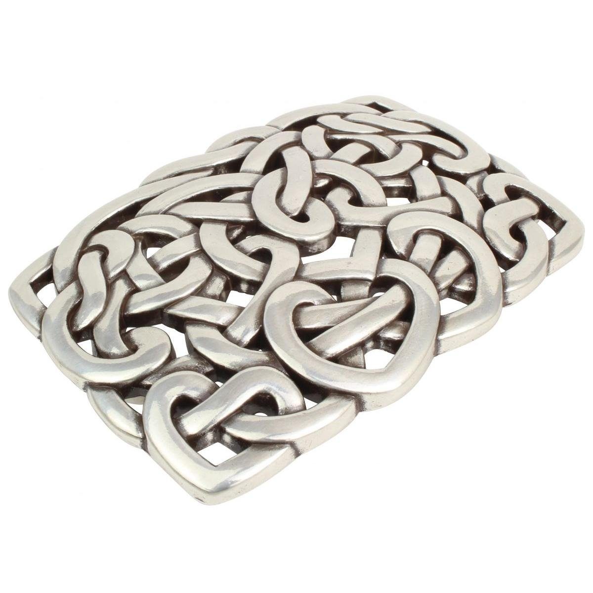 BELTINGER Gürtelschnalle Knoten Design 4,0 cm - Buckle Wechselschließe Gürtelschließe 40mm - Gü (1-St) – Bild 2 von 3