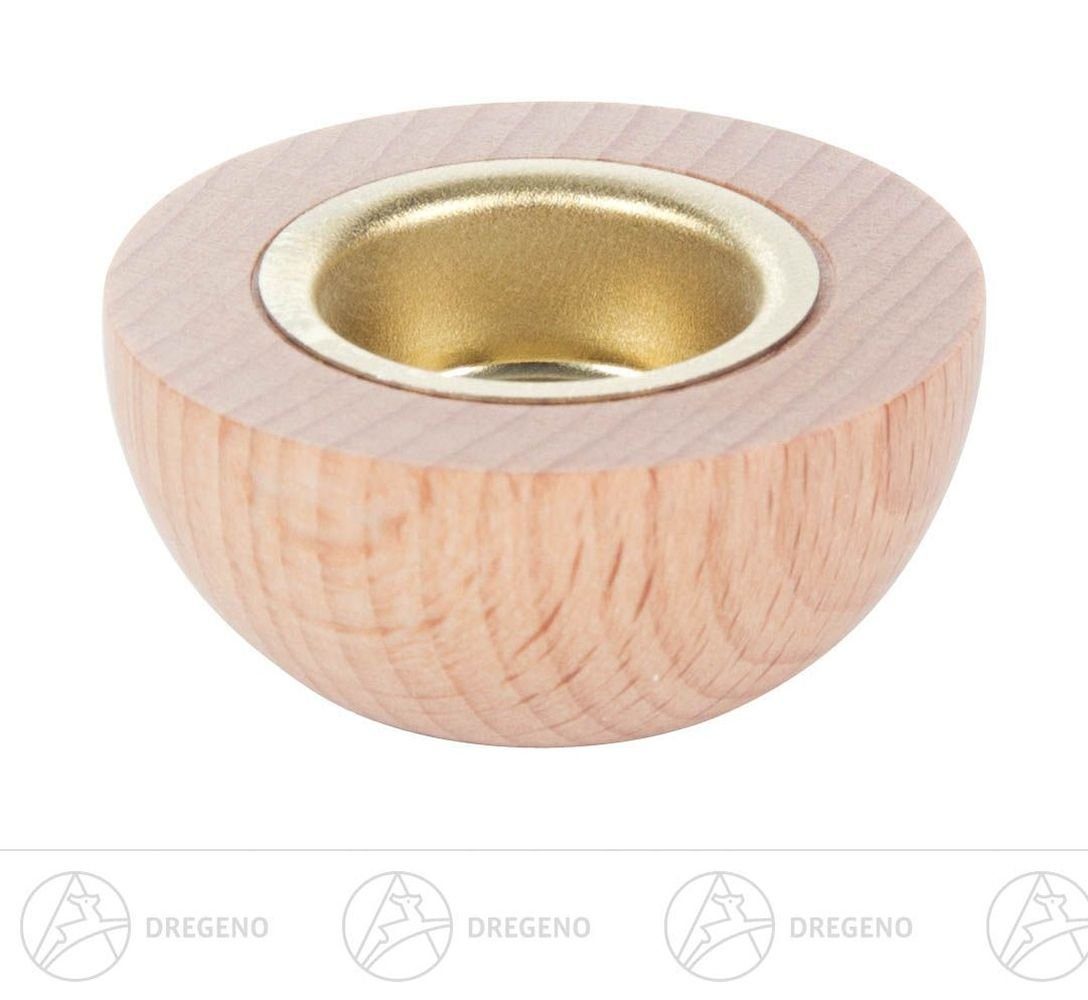 Dregeno Erzgebirge Kerzenhalter Ersatzteile & Bastelbedarf Holztülle mit Me günstig online kaufen