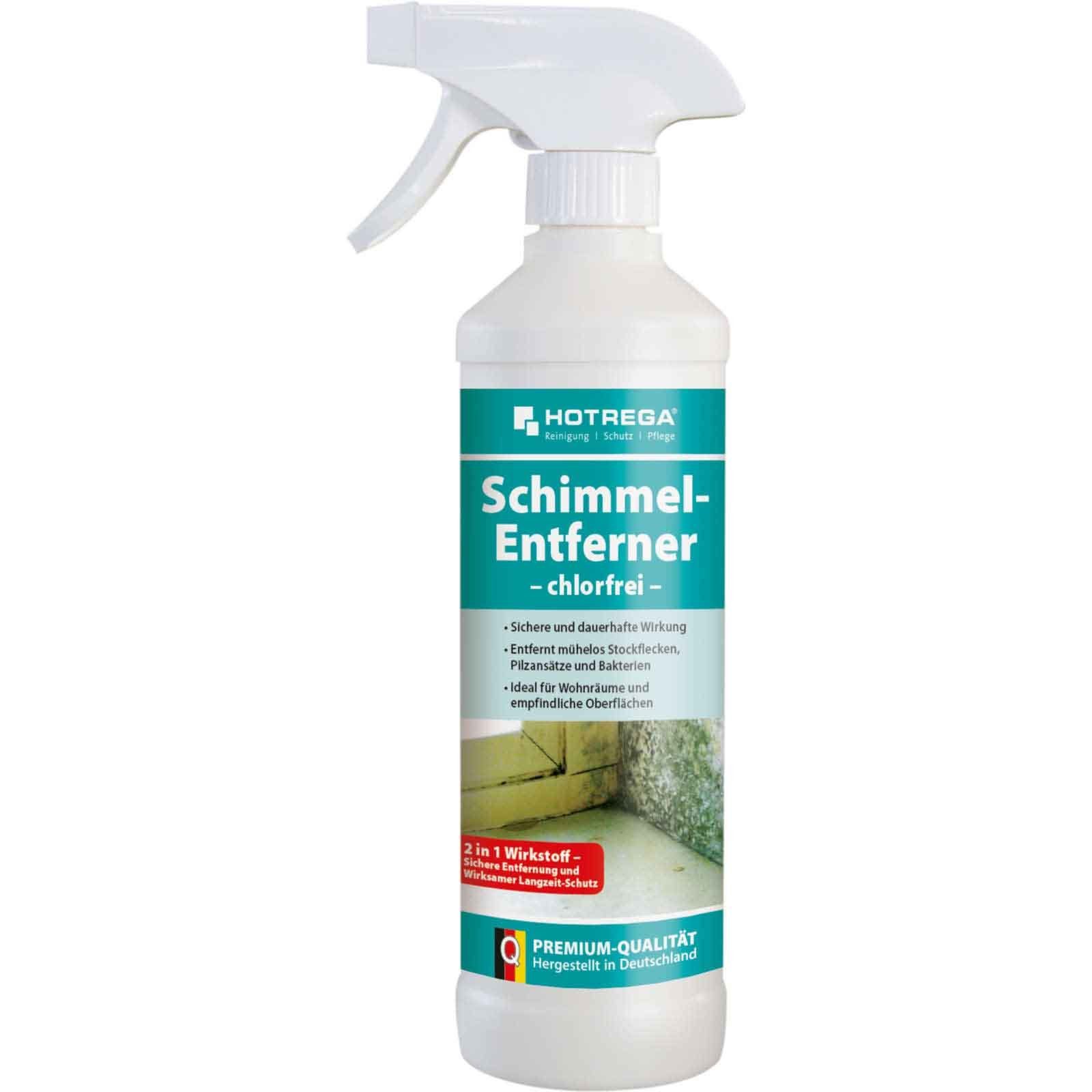 HOTREGA® Schimmel Entferner Stockfleckenentferner Bakterien chlorfrei 500ml Средство для удаления плесени