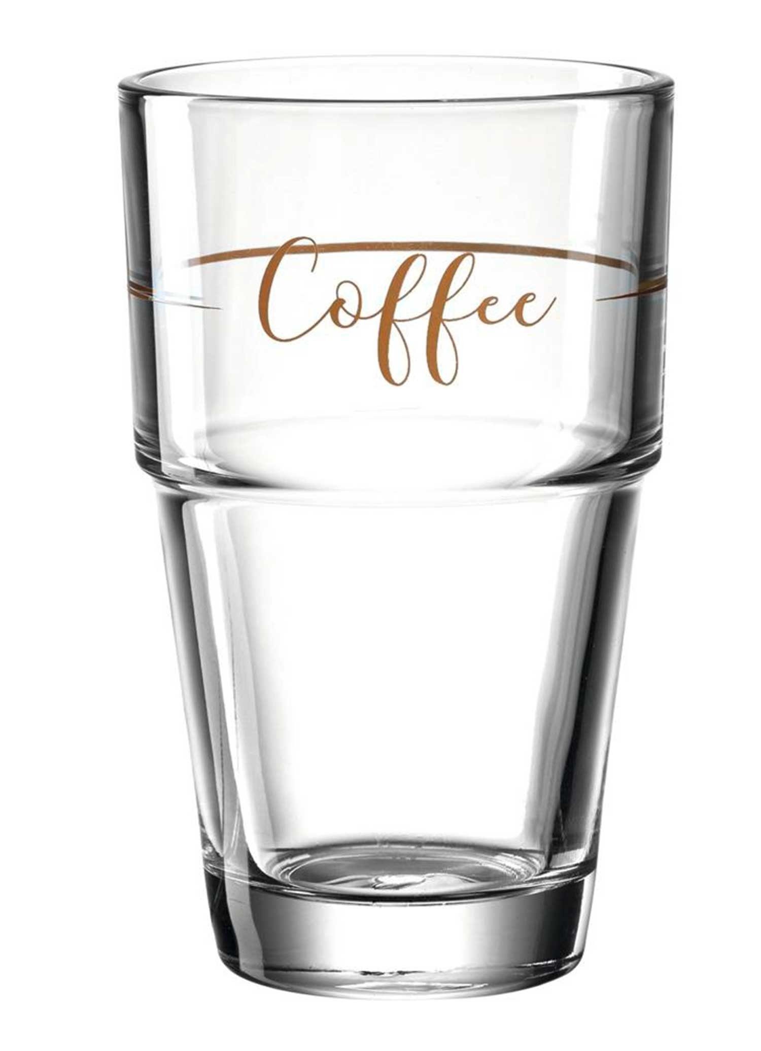 Glas SOLO, Latte-Macchiatoglas, Braun, 410 ml