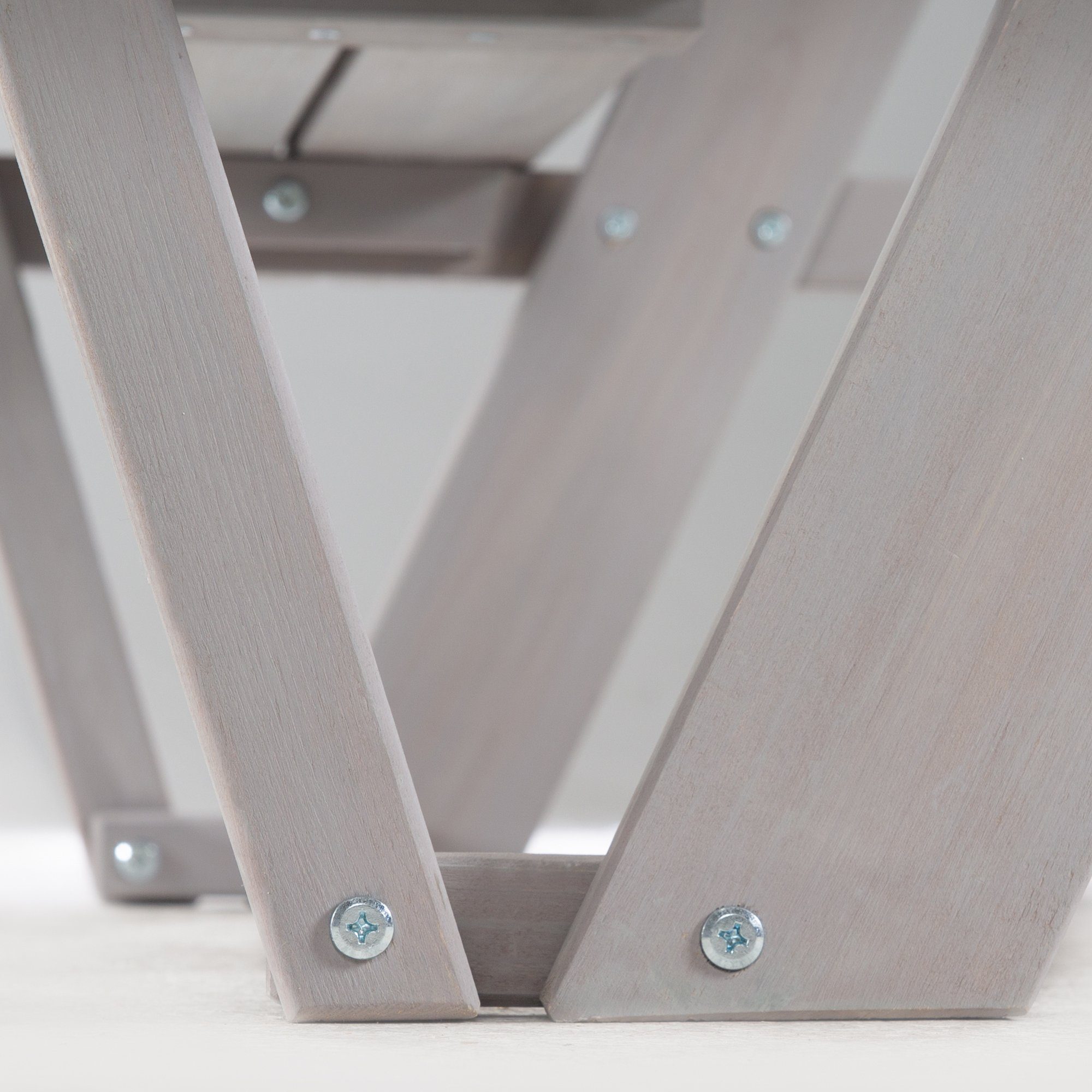 roba® Children's Seating Set Picnic for 4 Outdoor +, Grey, (Set), with backrest; including seat cushions »Little Stars«