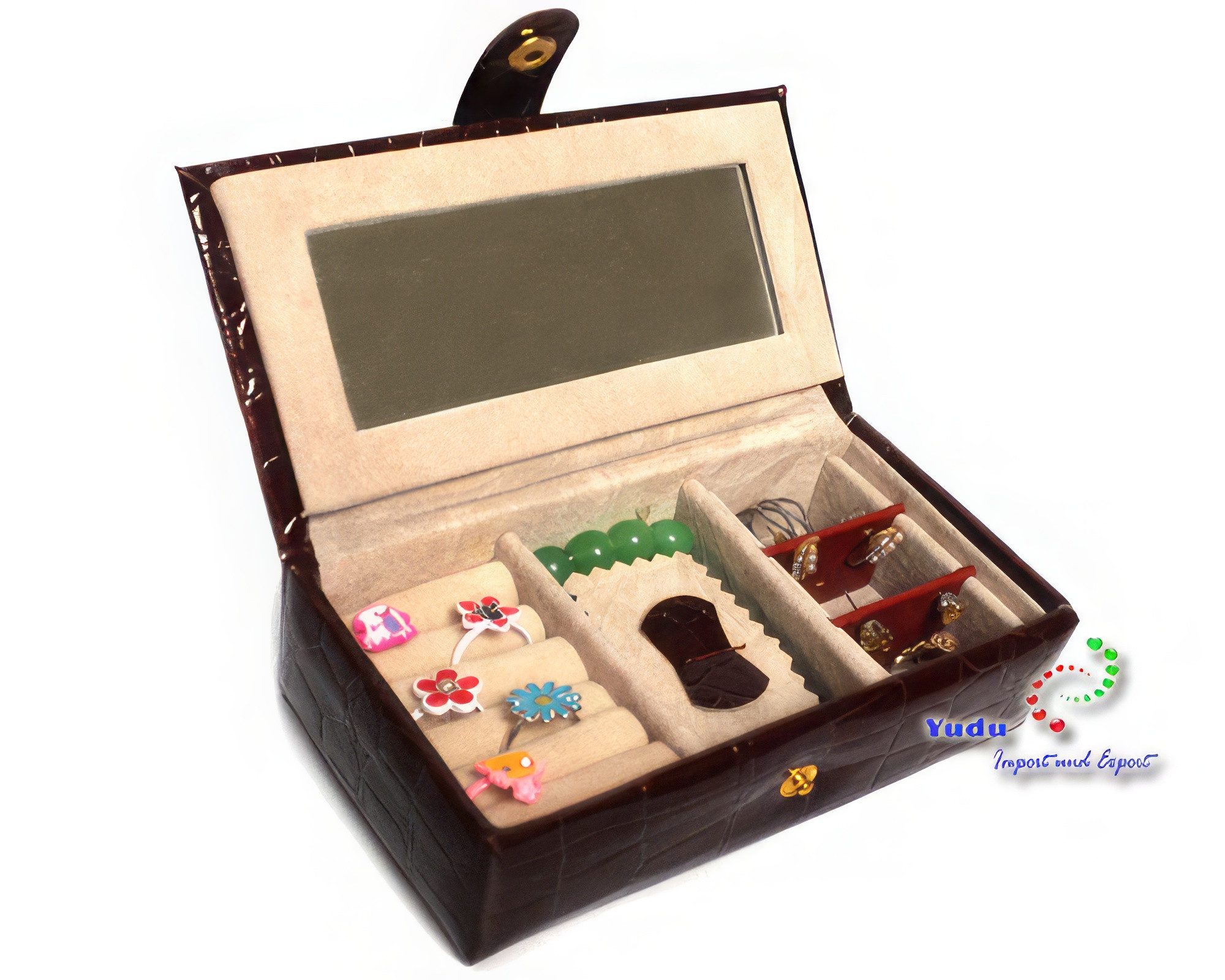 Yudu Schmucketui Schmuckkasten Schmuckkoffer Schmuckkästchen günstig online kaufen