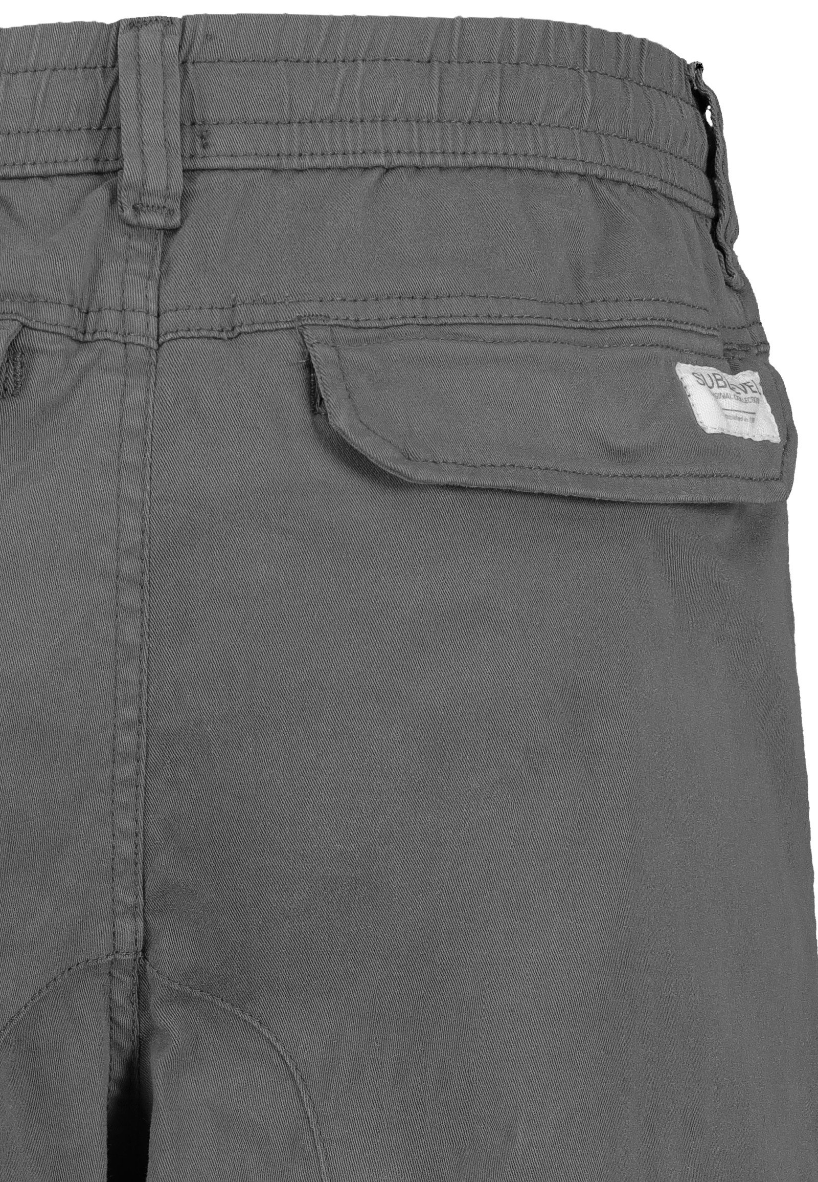 SUBLEVEL Cargohose mit elastischen Bündchen und Kordelzug Jogger Pants