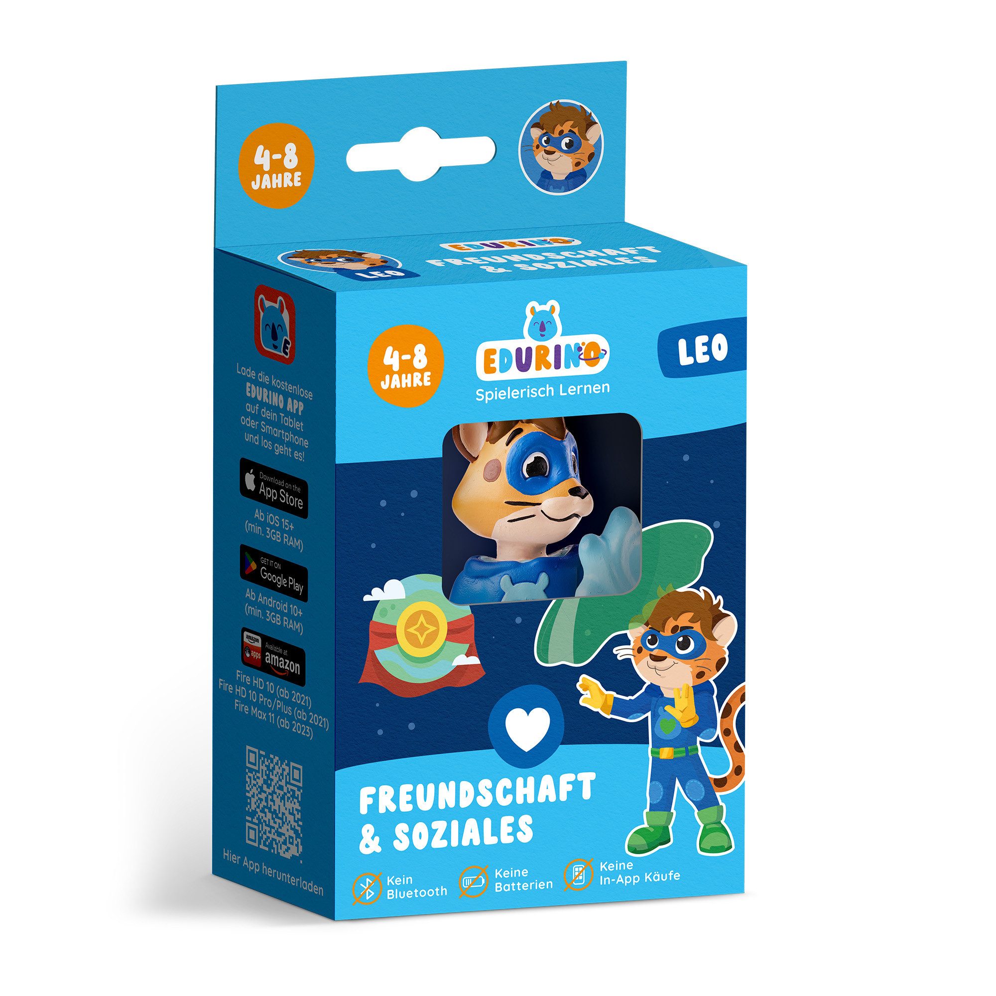 Edurino Lernspielzeug Hero Leo Lernfigur Freundschaft & Soziales I Verstehen I ab 4 Jahren
