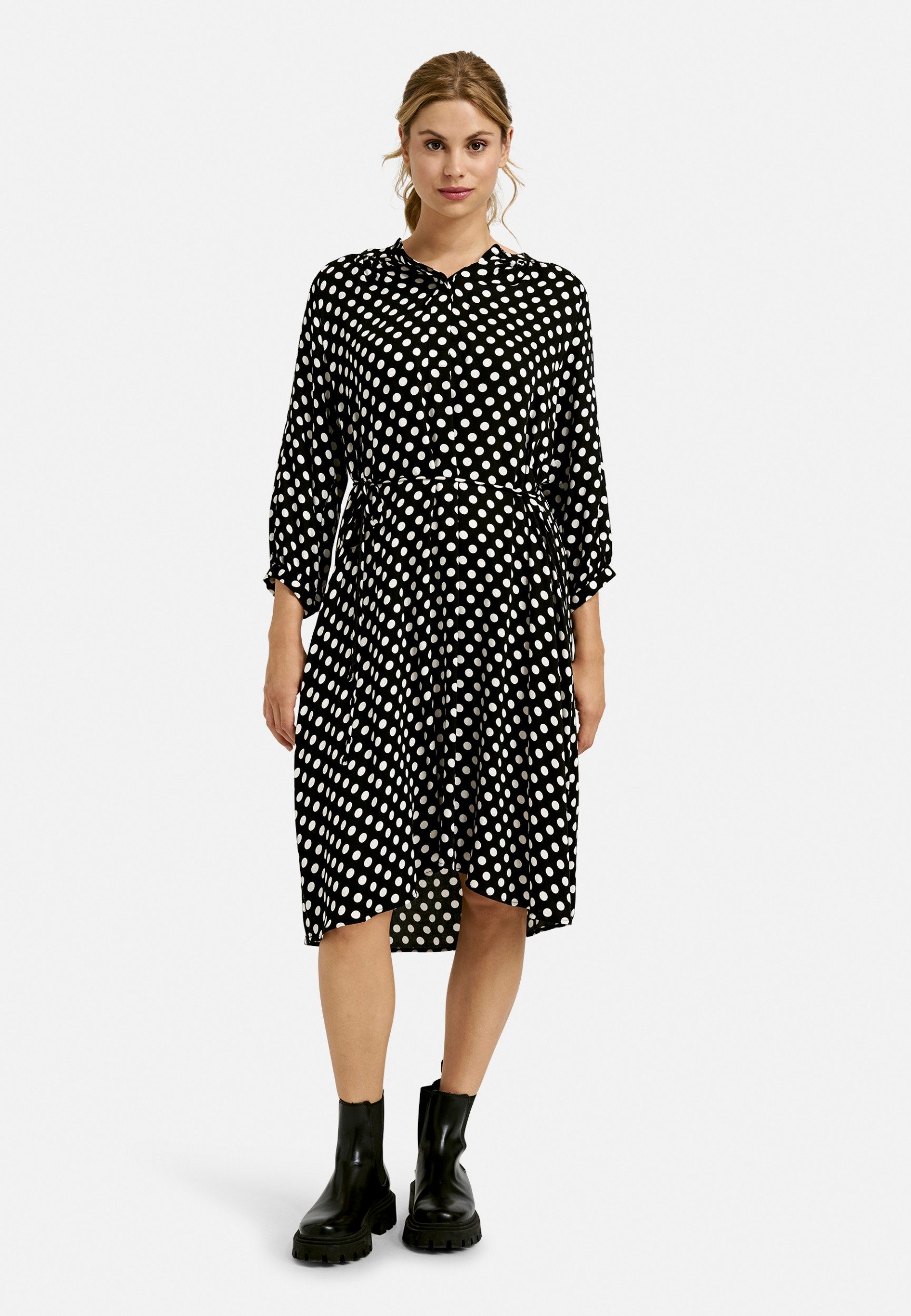Blusenkleid DRESS W NECKPANEL AE