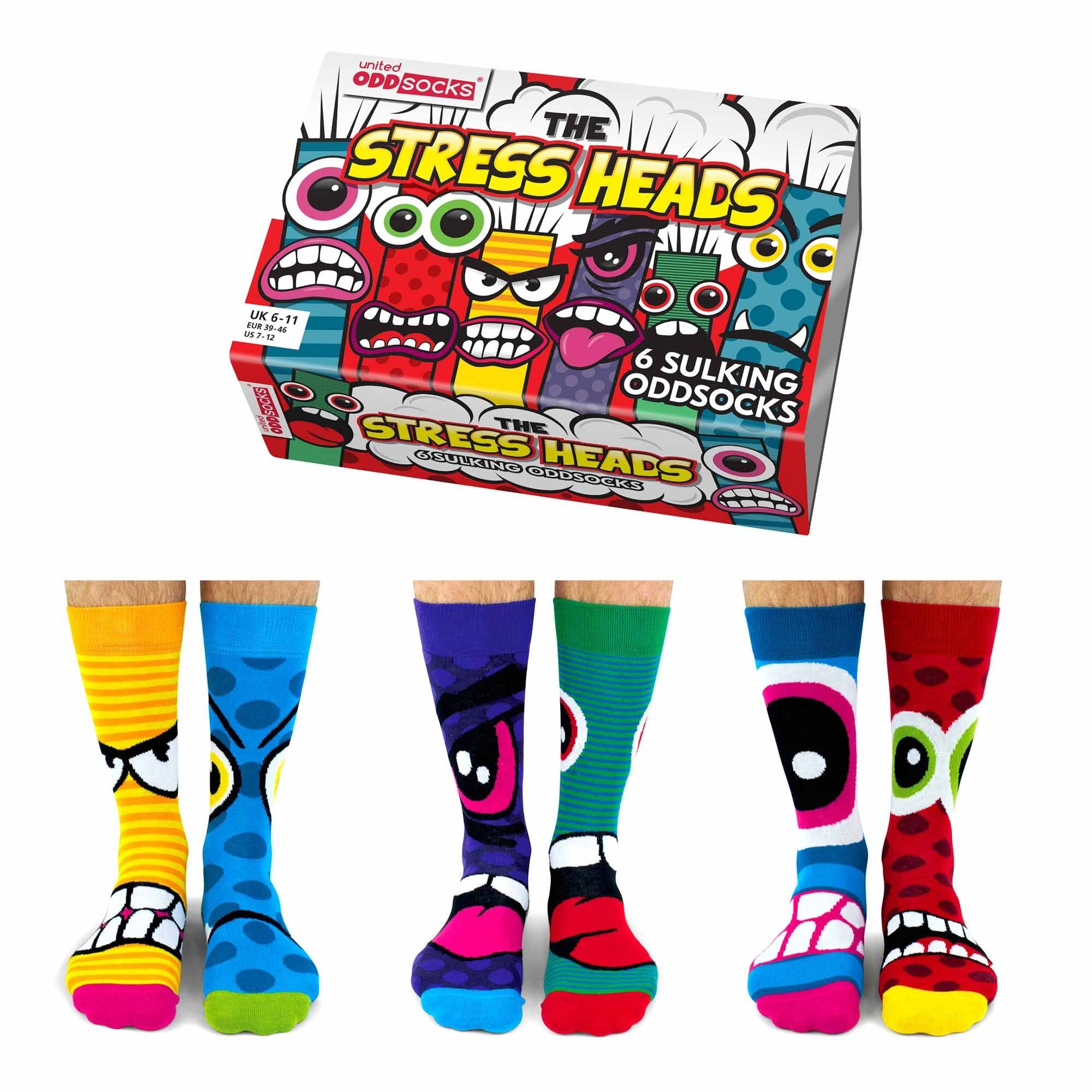United Oddsocks Freizeitsocken Stress Heads Oddsocks günstig online kaufen