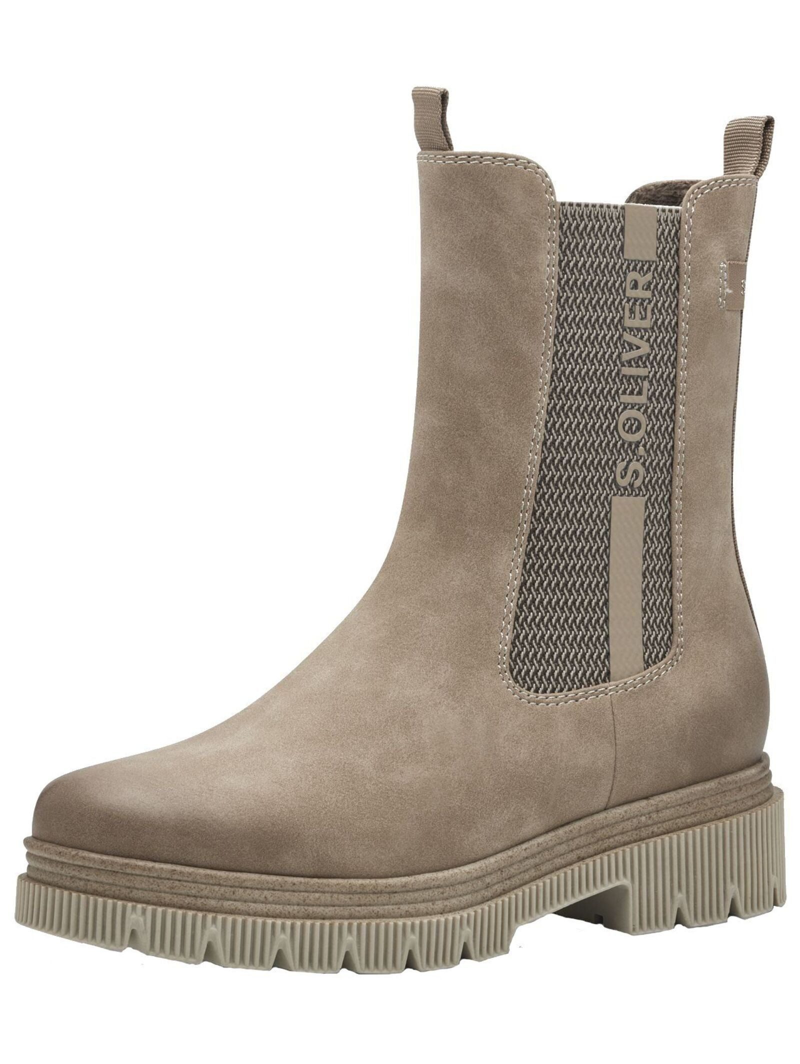 s.Oliver Stiefel Lederimitat Stiefel